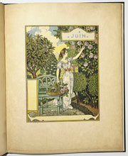 Charger l'image dans la galerie, Les mois. Douze compositions d’Eugène Grasset.
