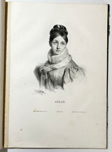 Charger l'image dans la galerie, Alphabet des dames ou Recueil de vingt-cinq portraits de fantaisie lithographiés par Henri Grévedon.