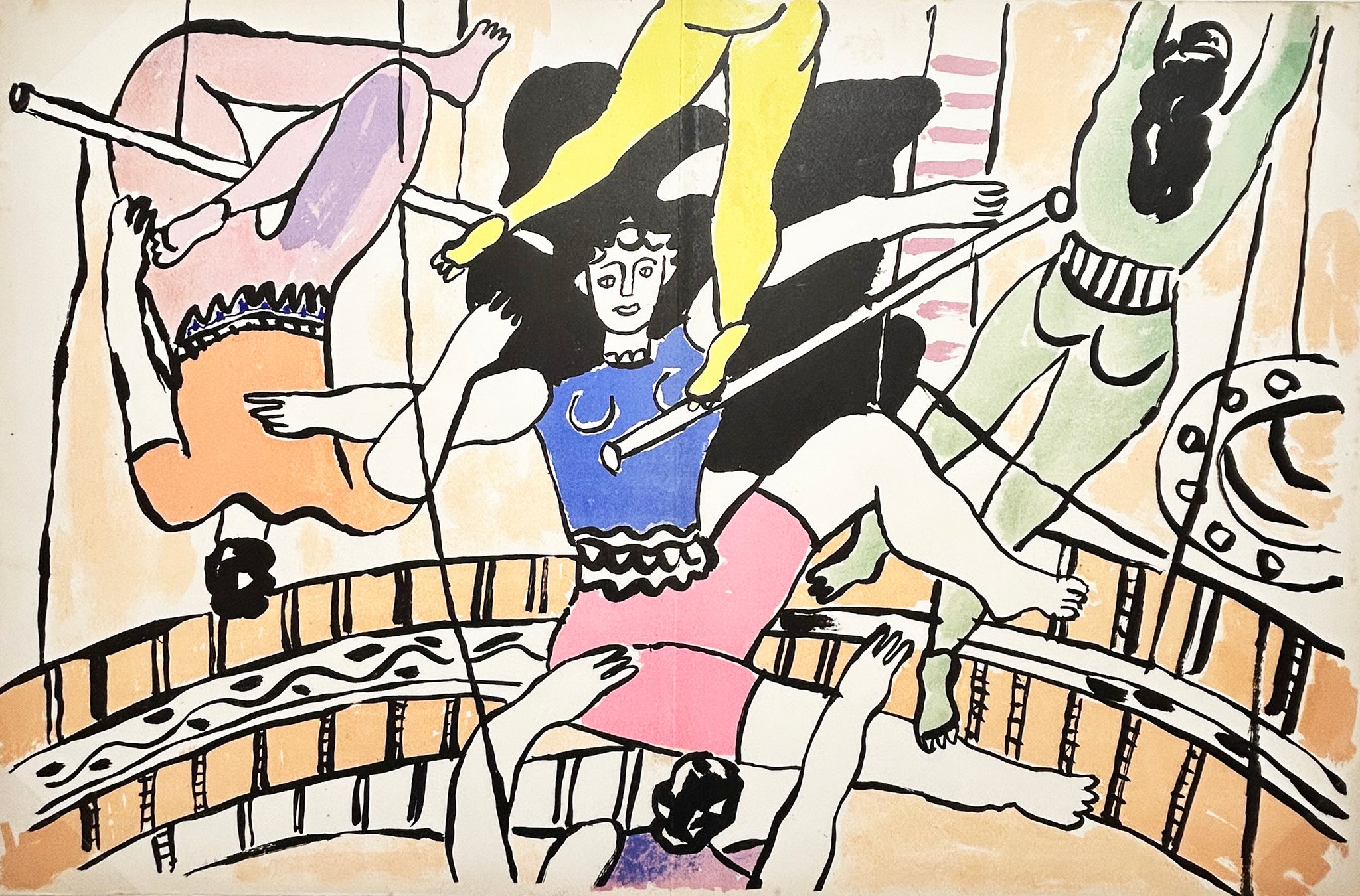 Trapézistes (Le cirque). 1950.