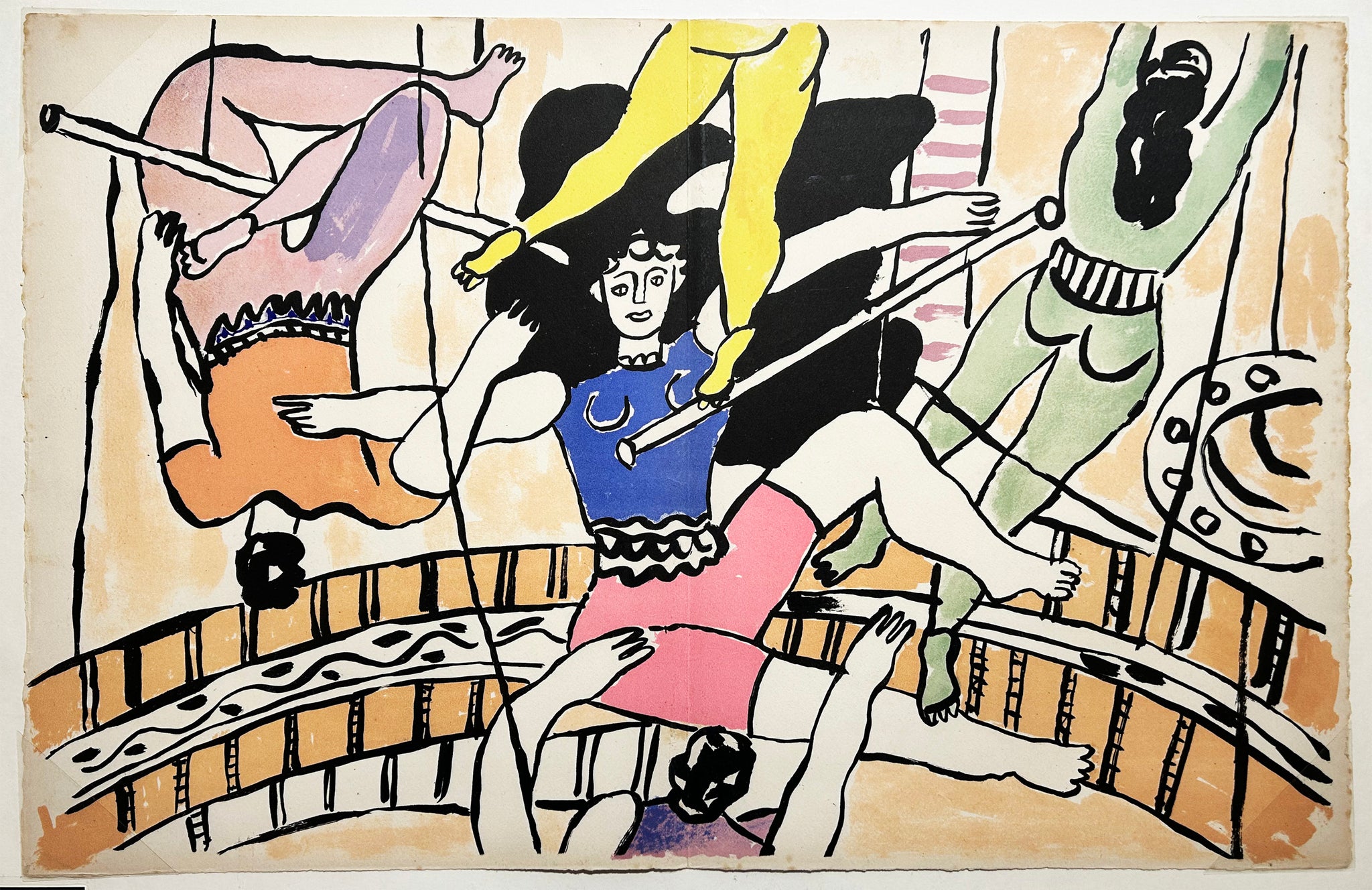 Trapézistes (Le cirque). 1950.