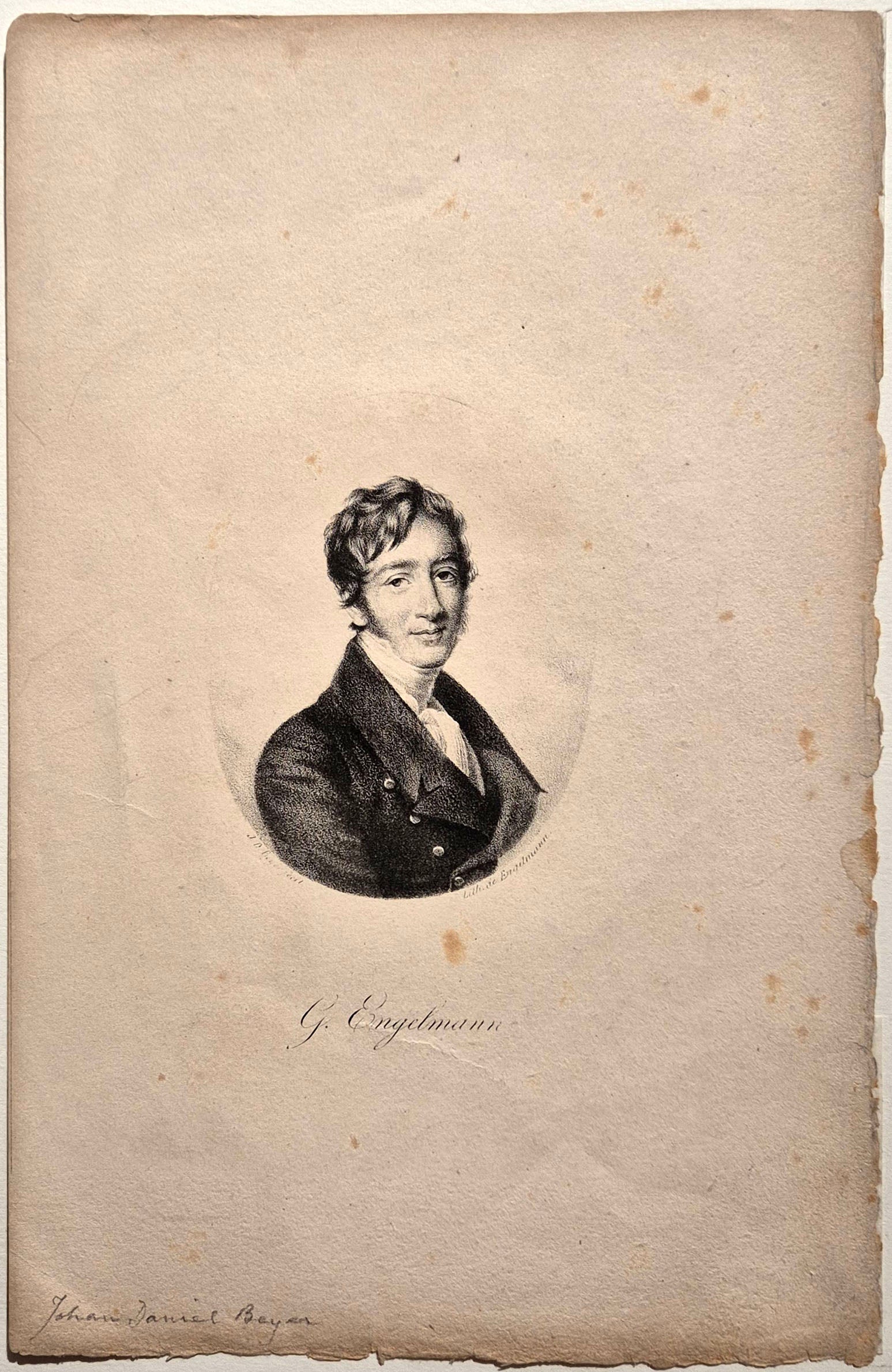 Portrait de G. Engelmann.