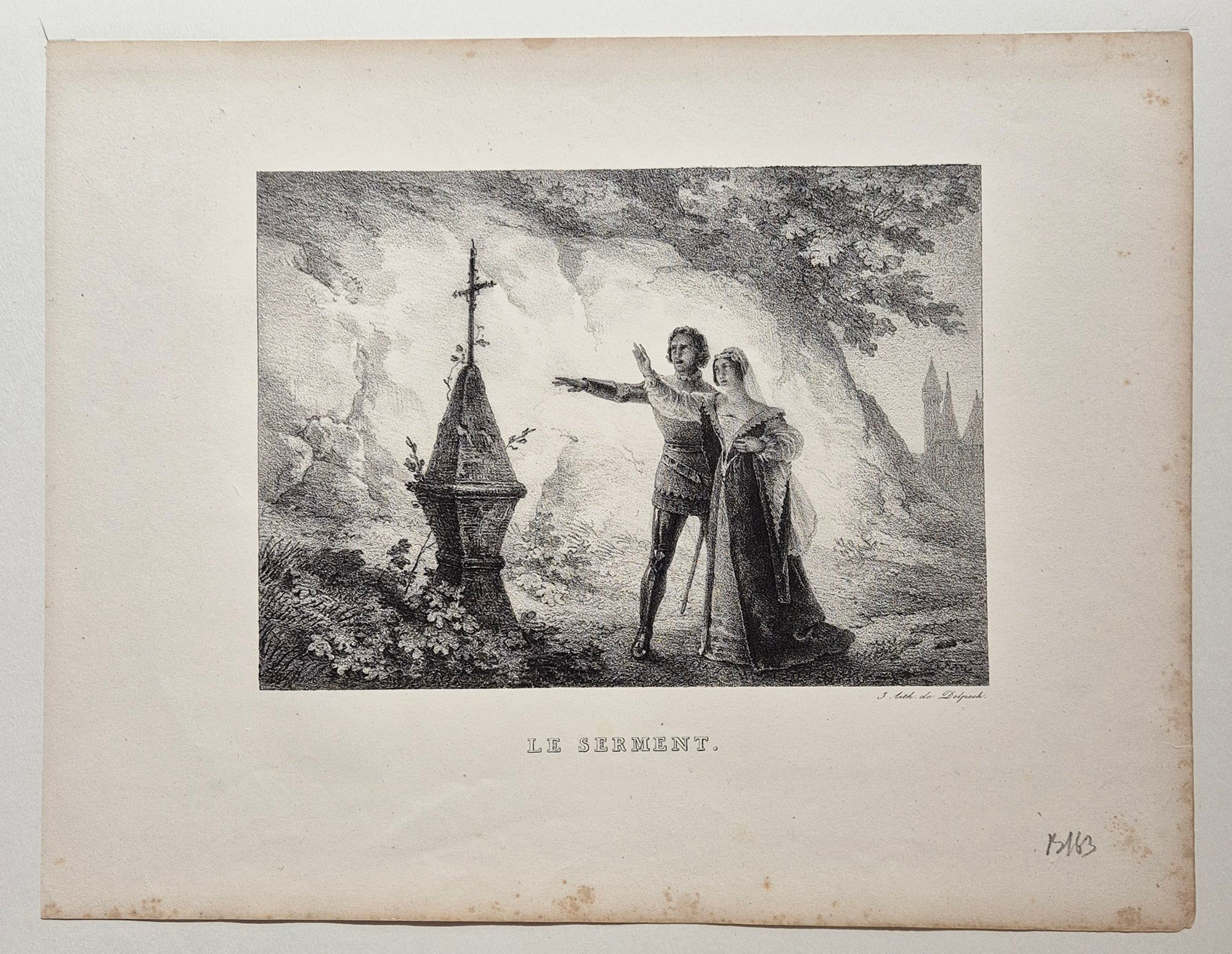 Le serment. 1823.