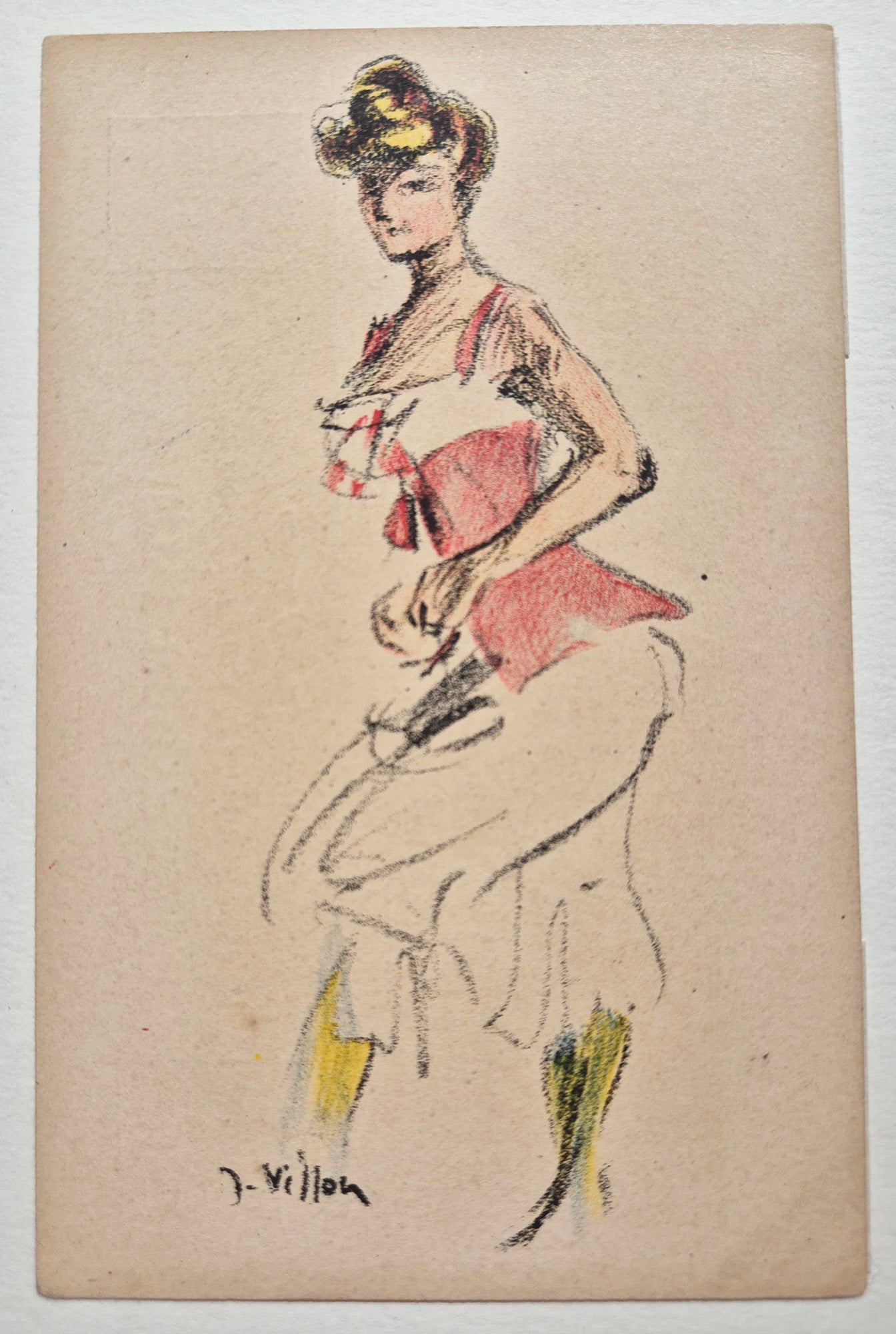 Jeune femme au corset. 1904.