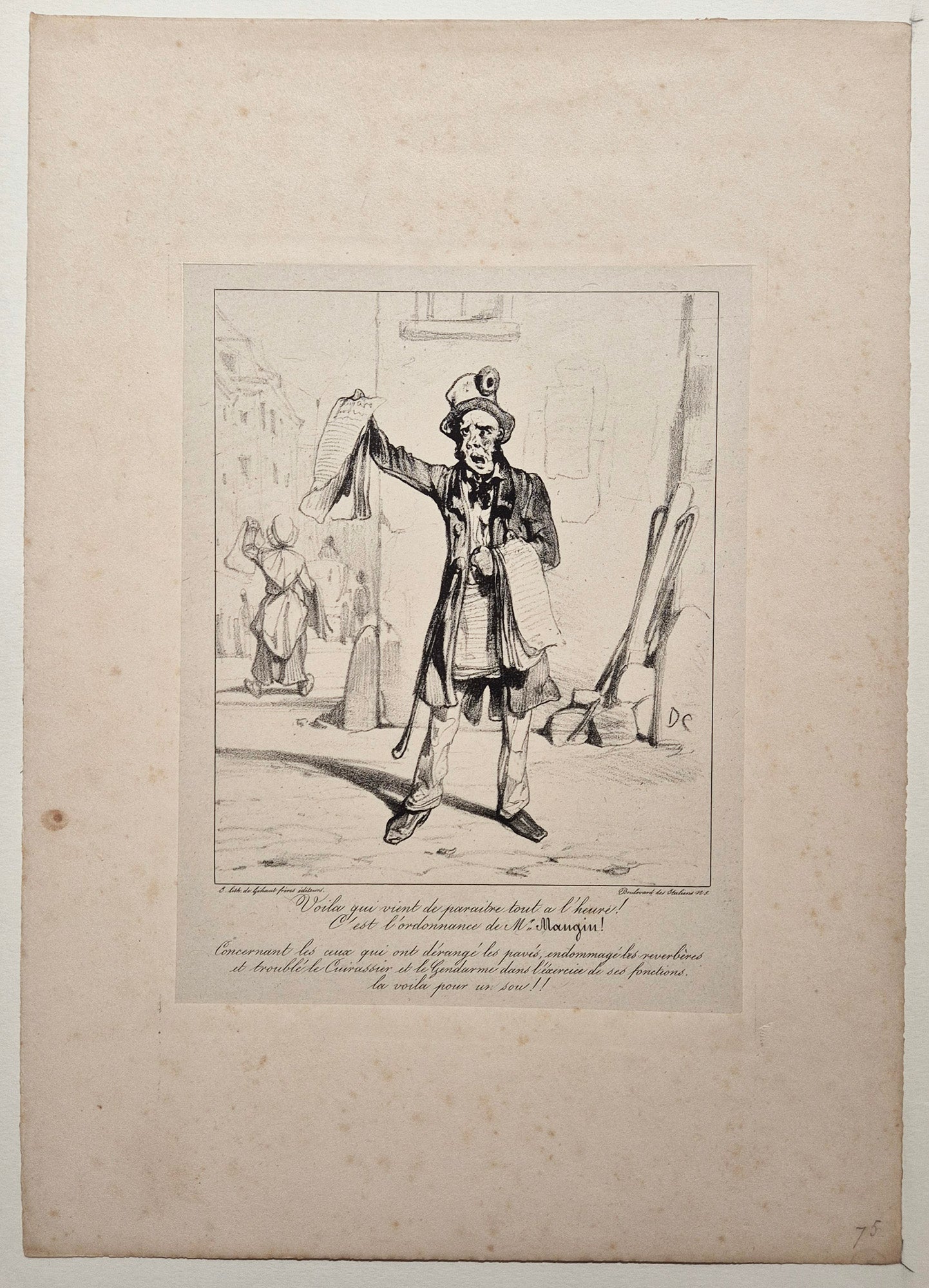Voila qui vient de paraite tout à l'heure ! 1830.