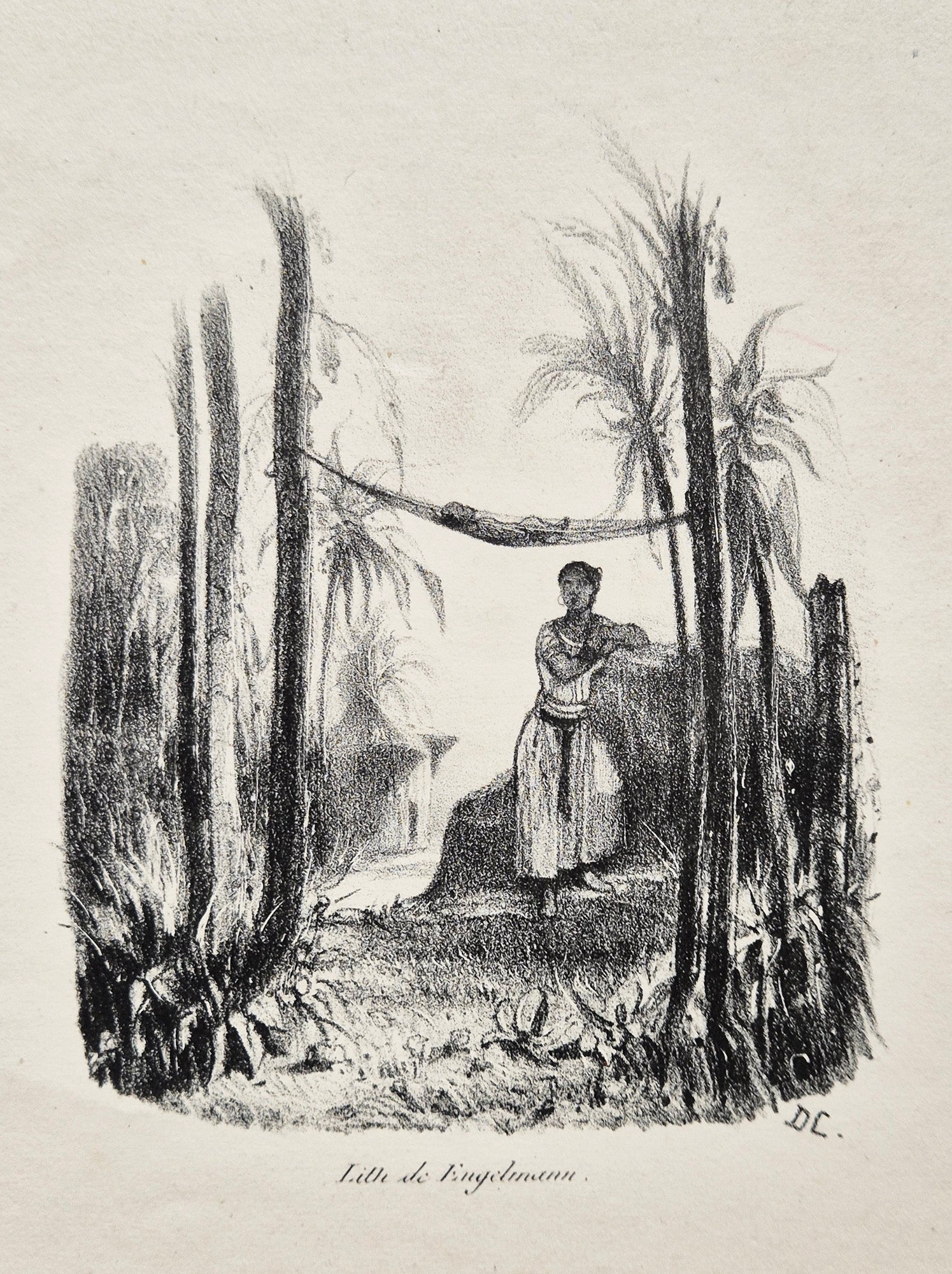 L'indienne et son fils. 1830.