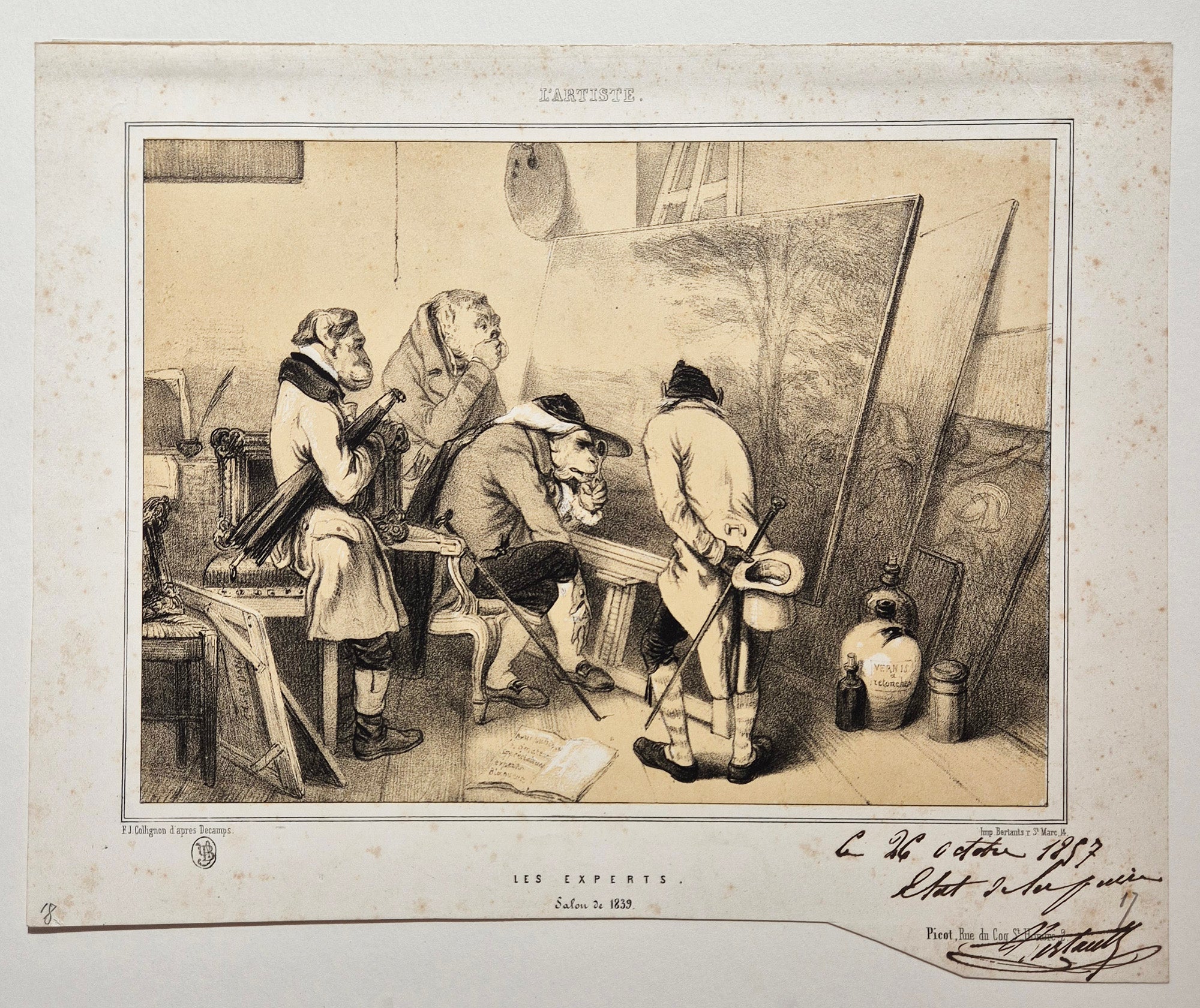 Les experts.  1839.