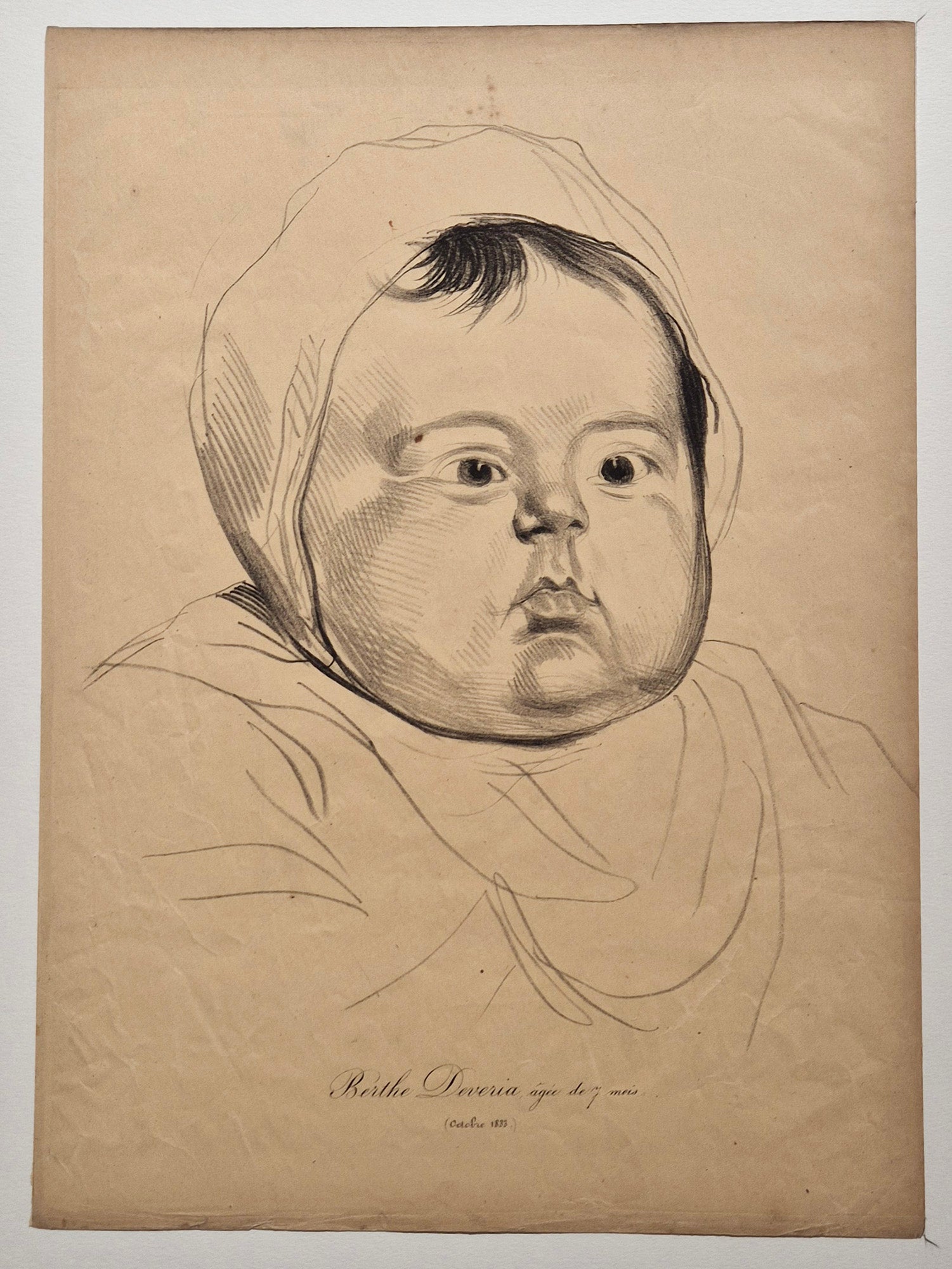 Berthe Deveria âgée de 7 mois. 1833.