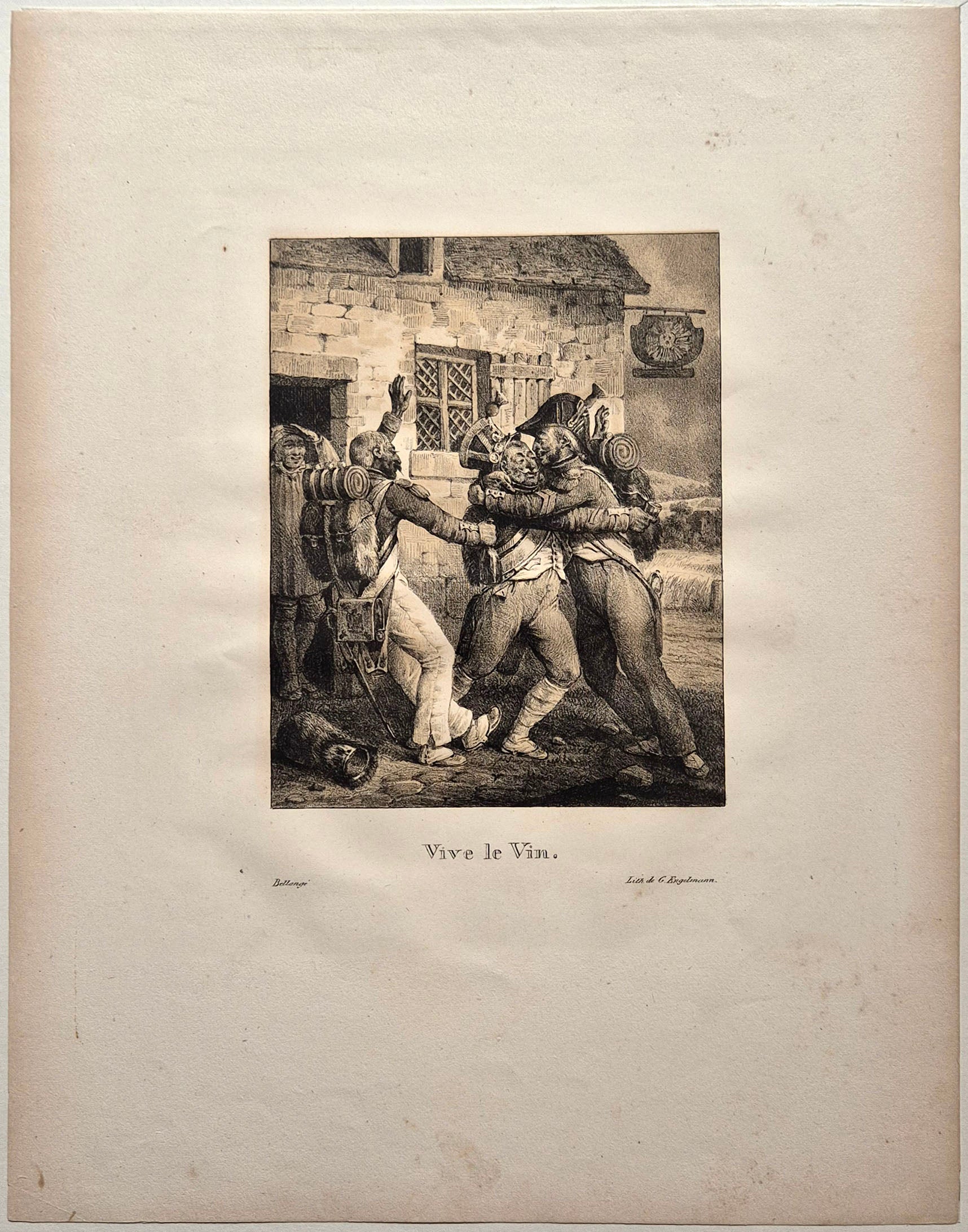 Vive le vin. 1821.