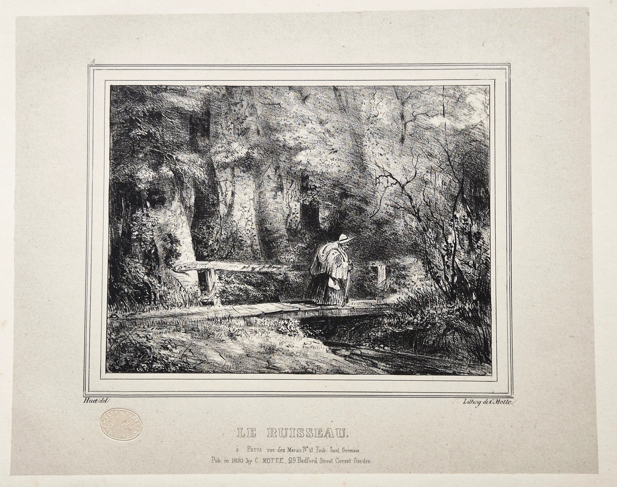 Le ruisseau. 1829.