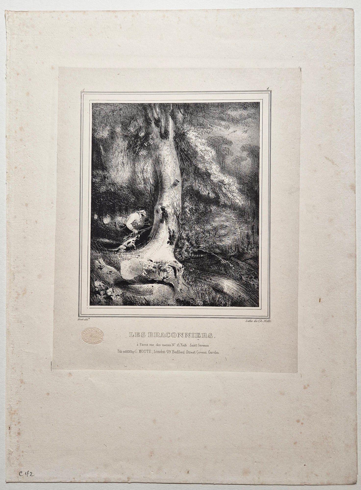 Les braconniers. 1829.