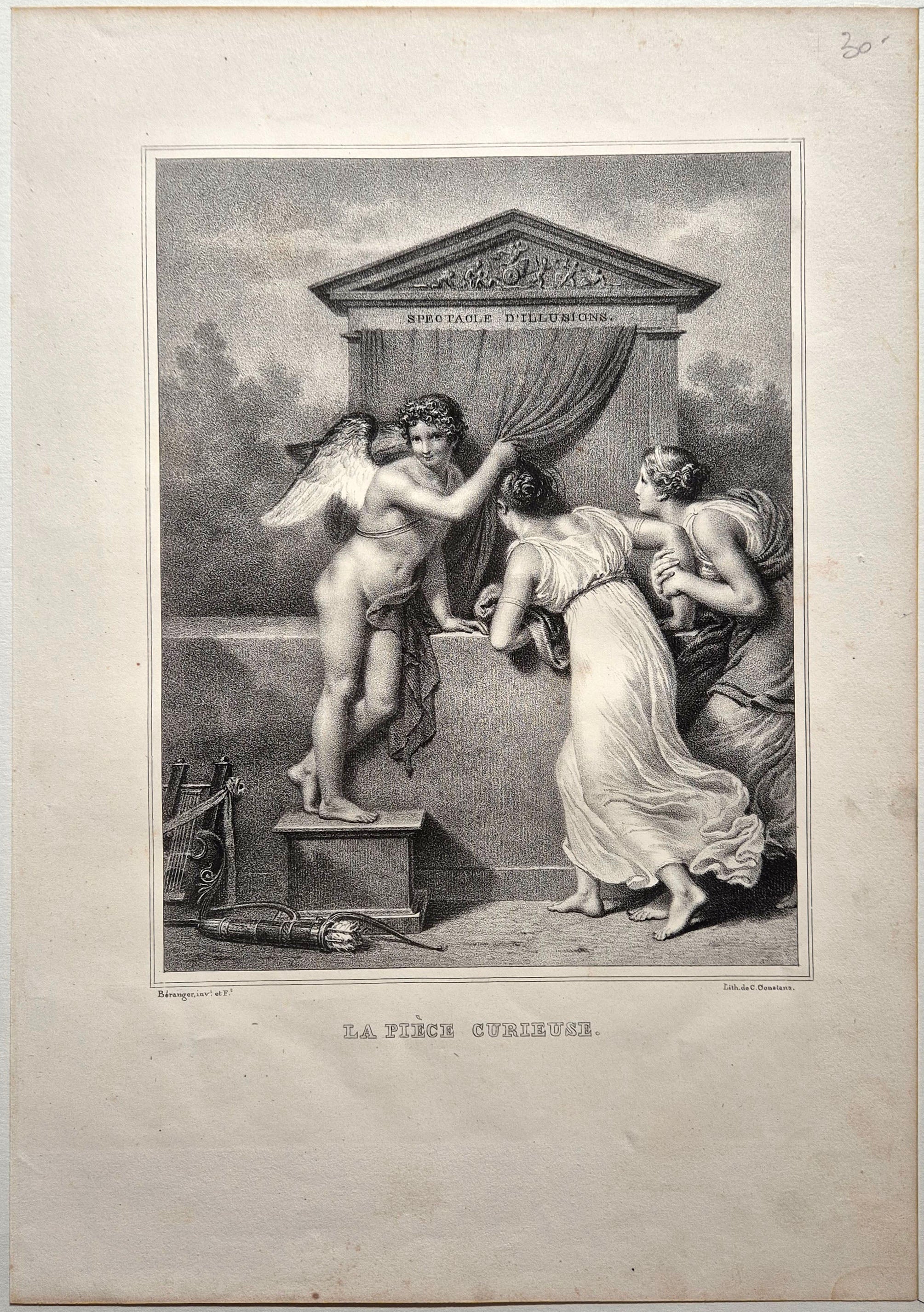 La pièce curieuse. 1825.