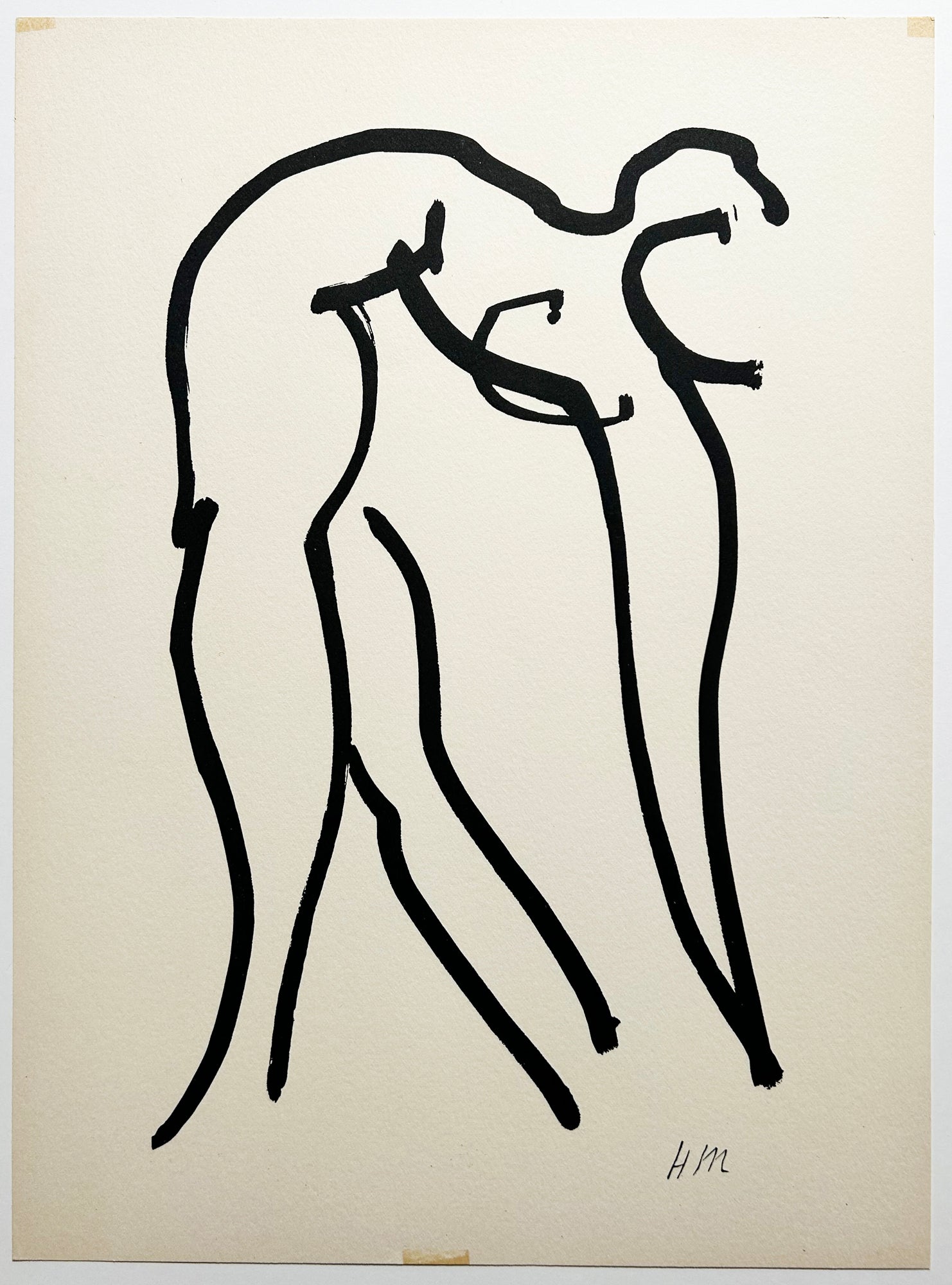 MATISSE - Acrobate V. Lithographie.