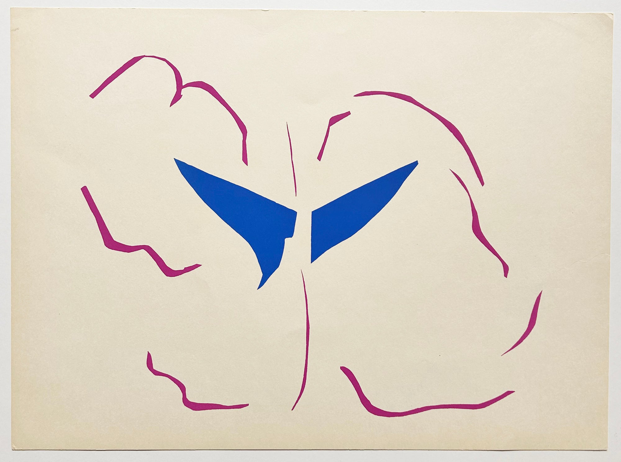 MATISSE 6 Bateau. Lithographie en couleurs.