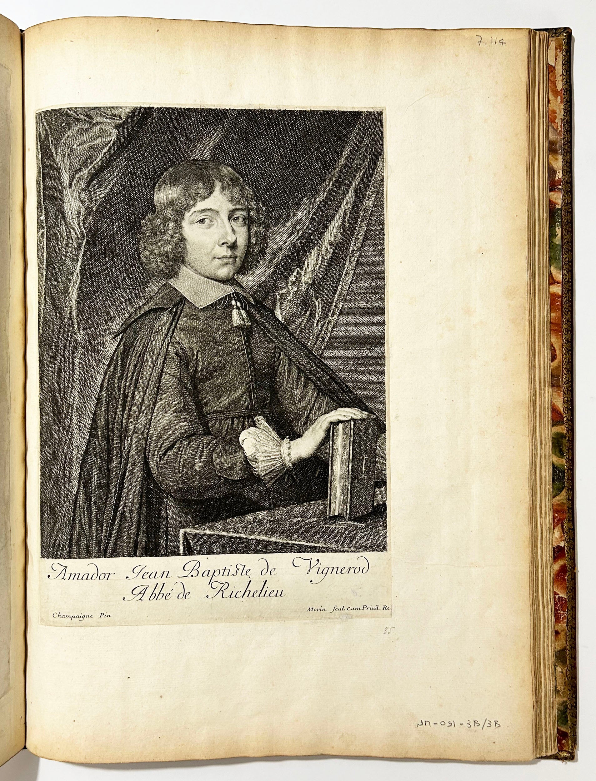 Recueil de portraits divers gravés par Jean Morin.