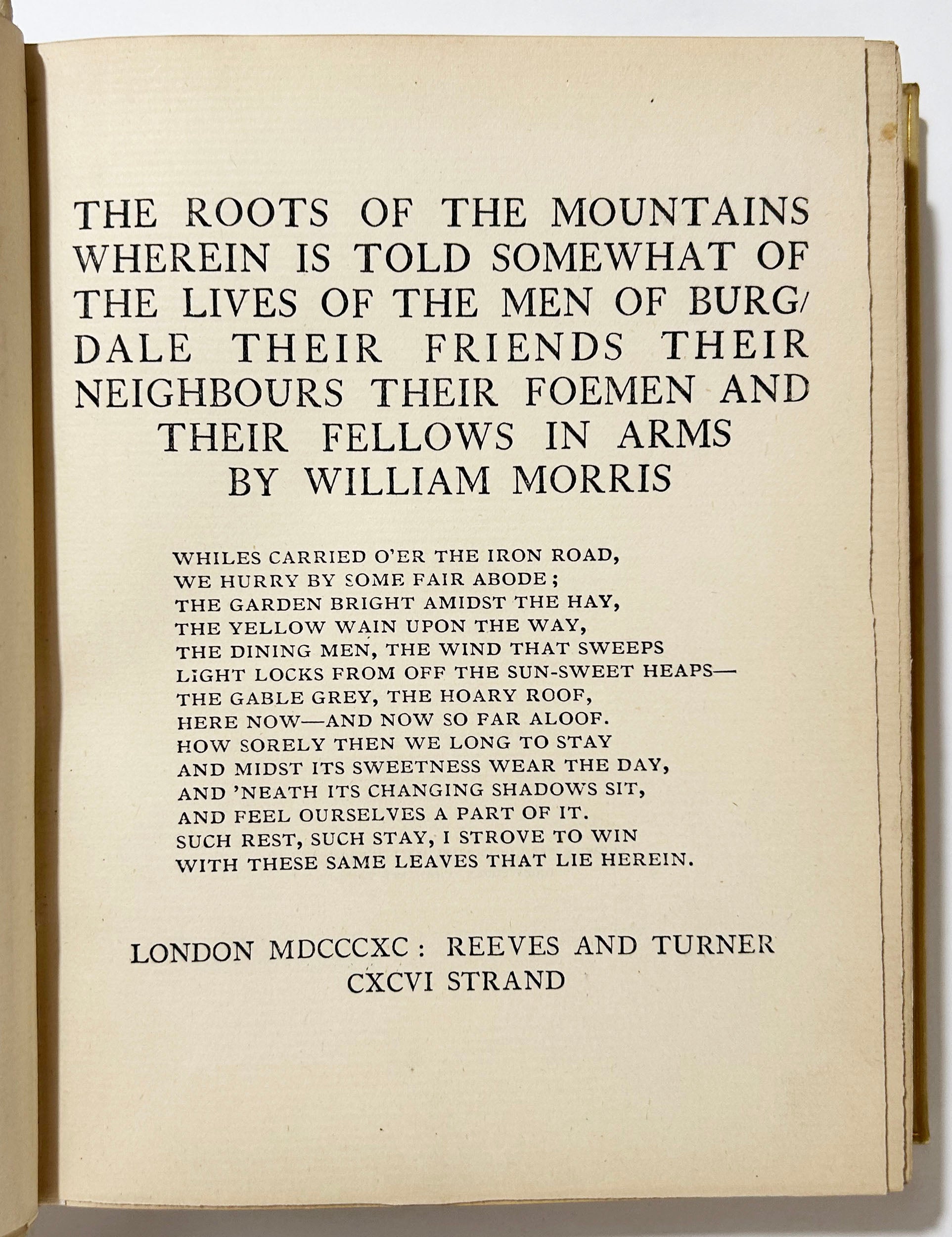 The Roots of the Moutains.