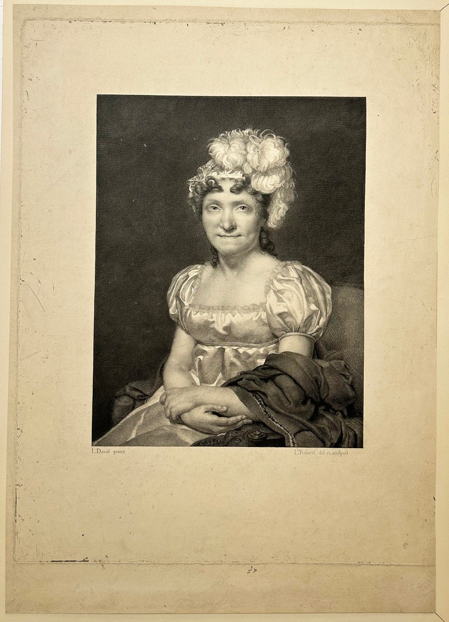 Portrait de Madame Charlotte David. c.1816.