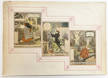 Charger l'image dans la galerie, Les Mois. Calendrier publicitaire de 1896 pour la Belle Jardinière. 1896.
