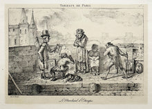 Charger l'image dans la galerie, Adrien Victor AUGER - Le Marchand d'estampes. Lithographie.