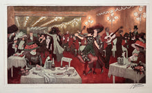 Charger l'image dans la galerie, Pierre Louis GATIER - Le Moulin Rouge. 1909. Gravure originale en couleurs, signée.