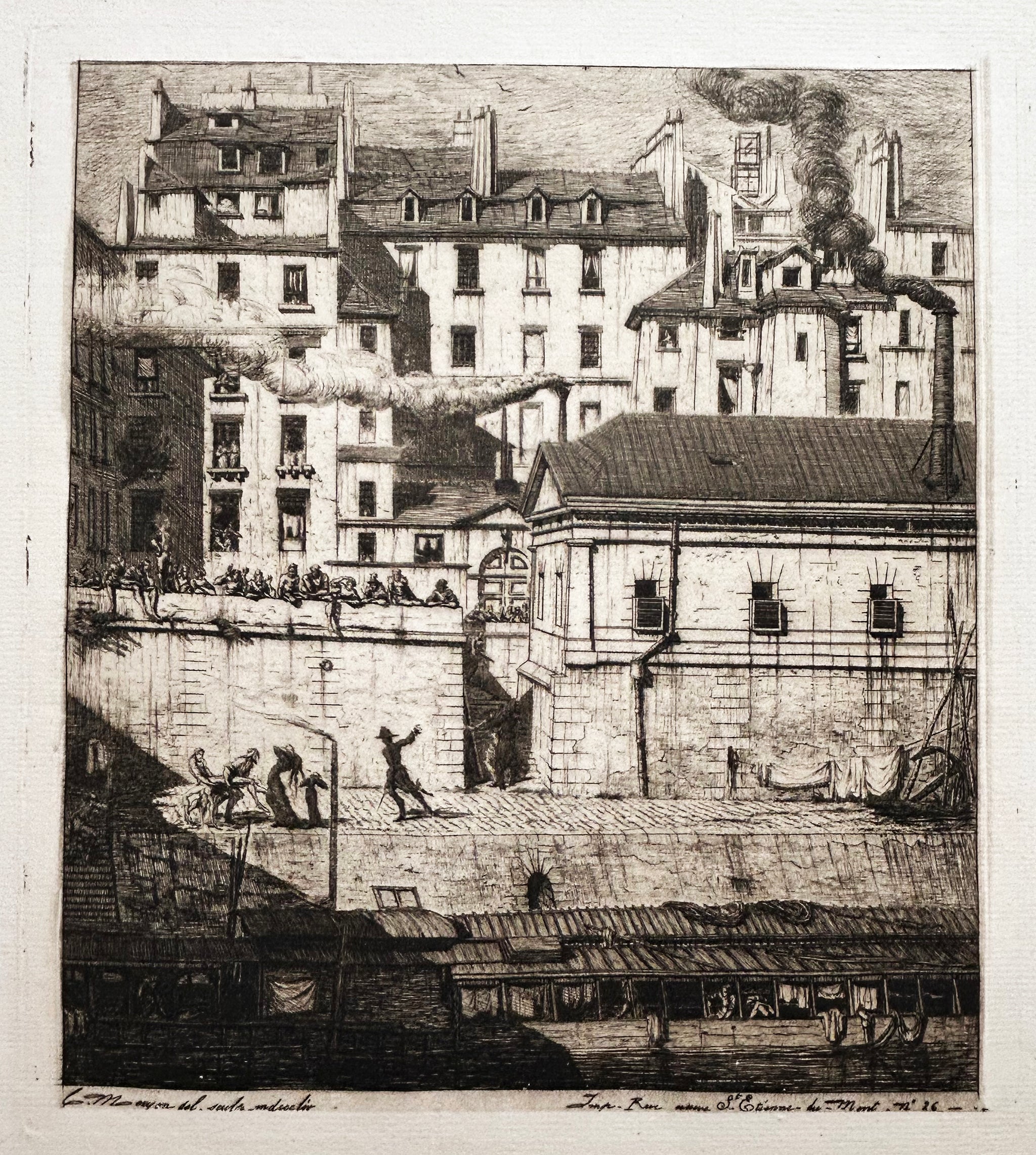 La morgue. 1854.