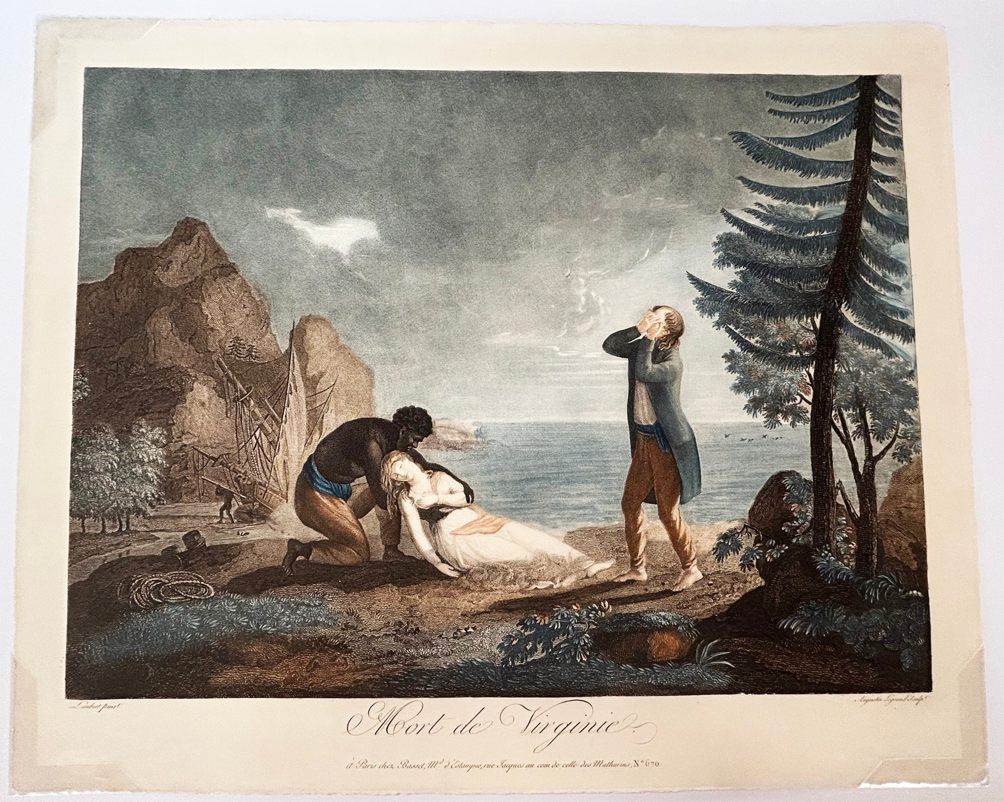 Histoire de Paul et Virginie. Vers 1805.