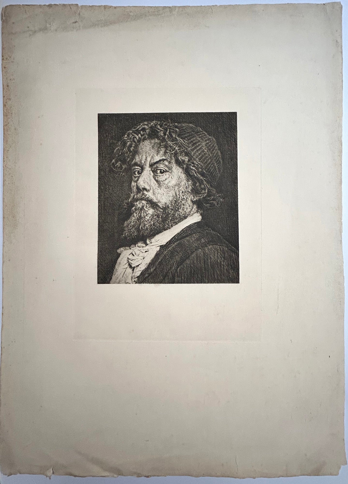 Le Capitan (autoportrait).  1895.