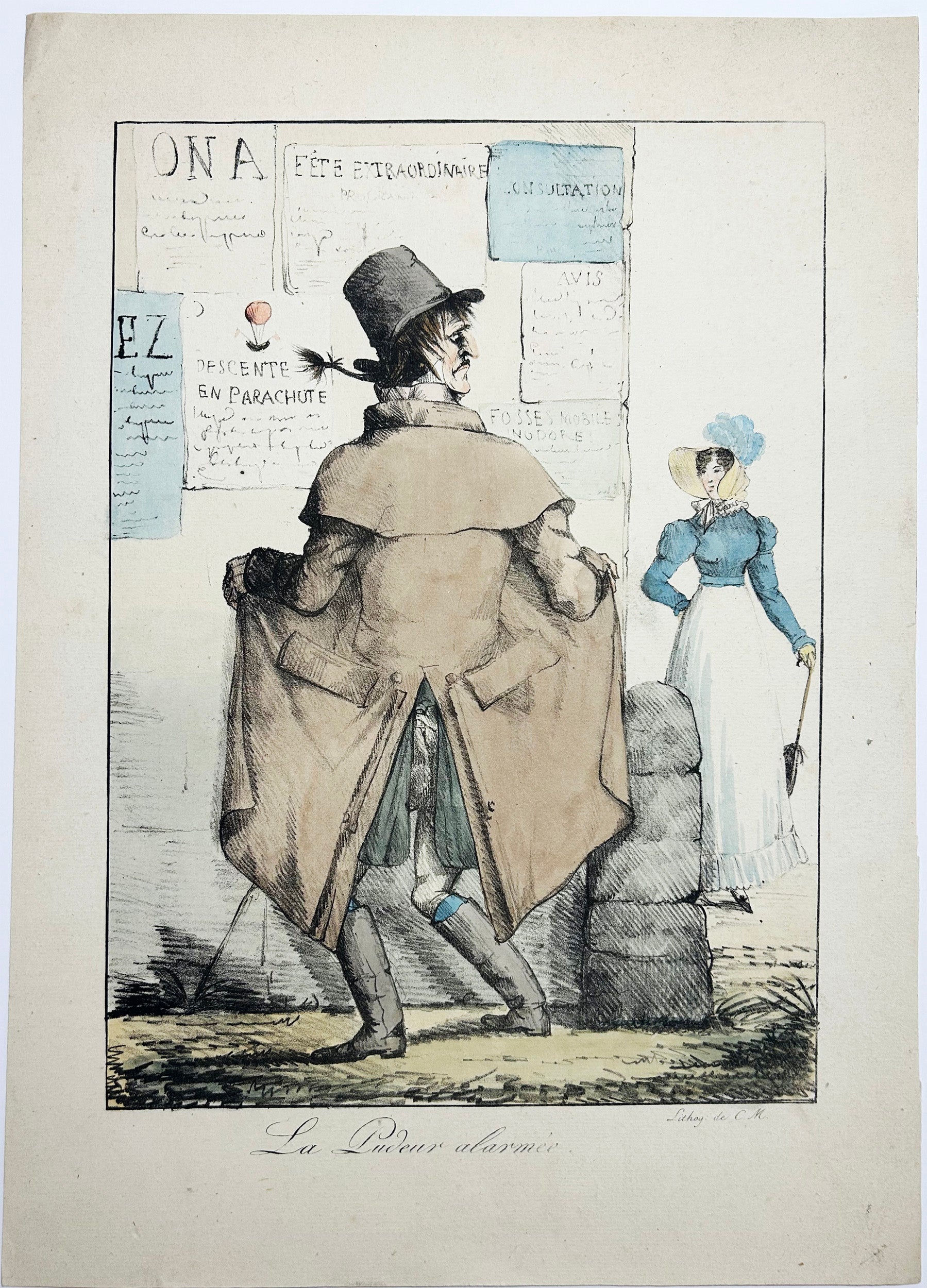 La Pudeur alarmée.