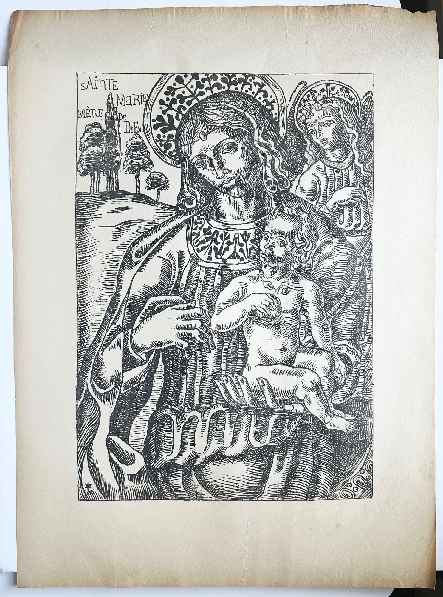 Sainte Marie, Mère de Dieu. 1895.