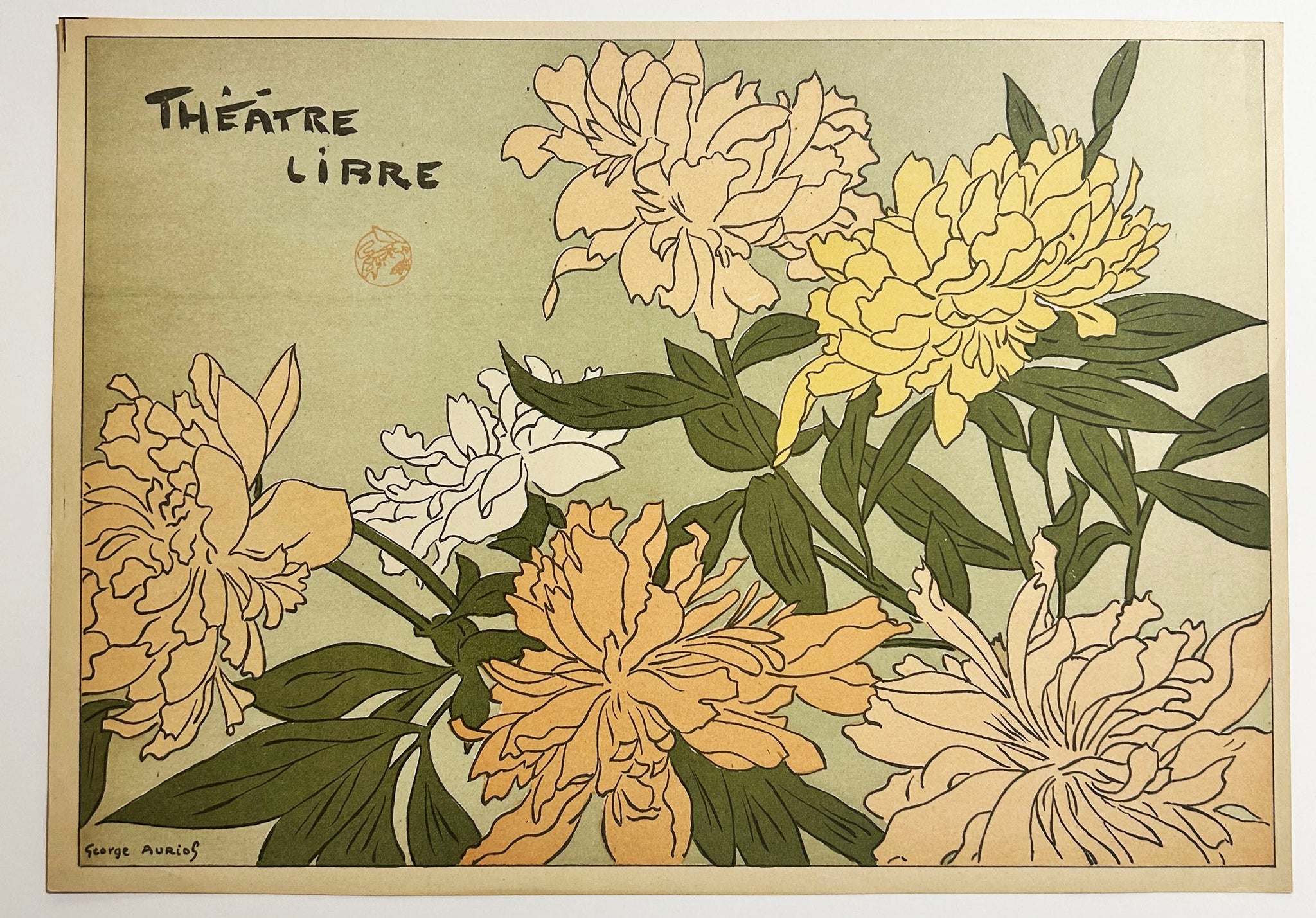 Théâtre libre (Couverture de programme). 1889.