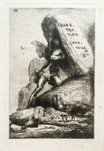 Charger l'image dans la galerie, François CHIFFLART - Frontispice pour "L'Illustration nouvelle 3ème année".  1870. Eau-forte originale.