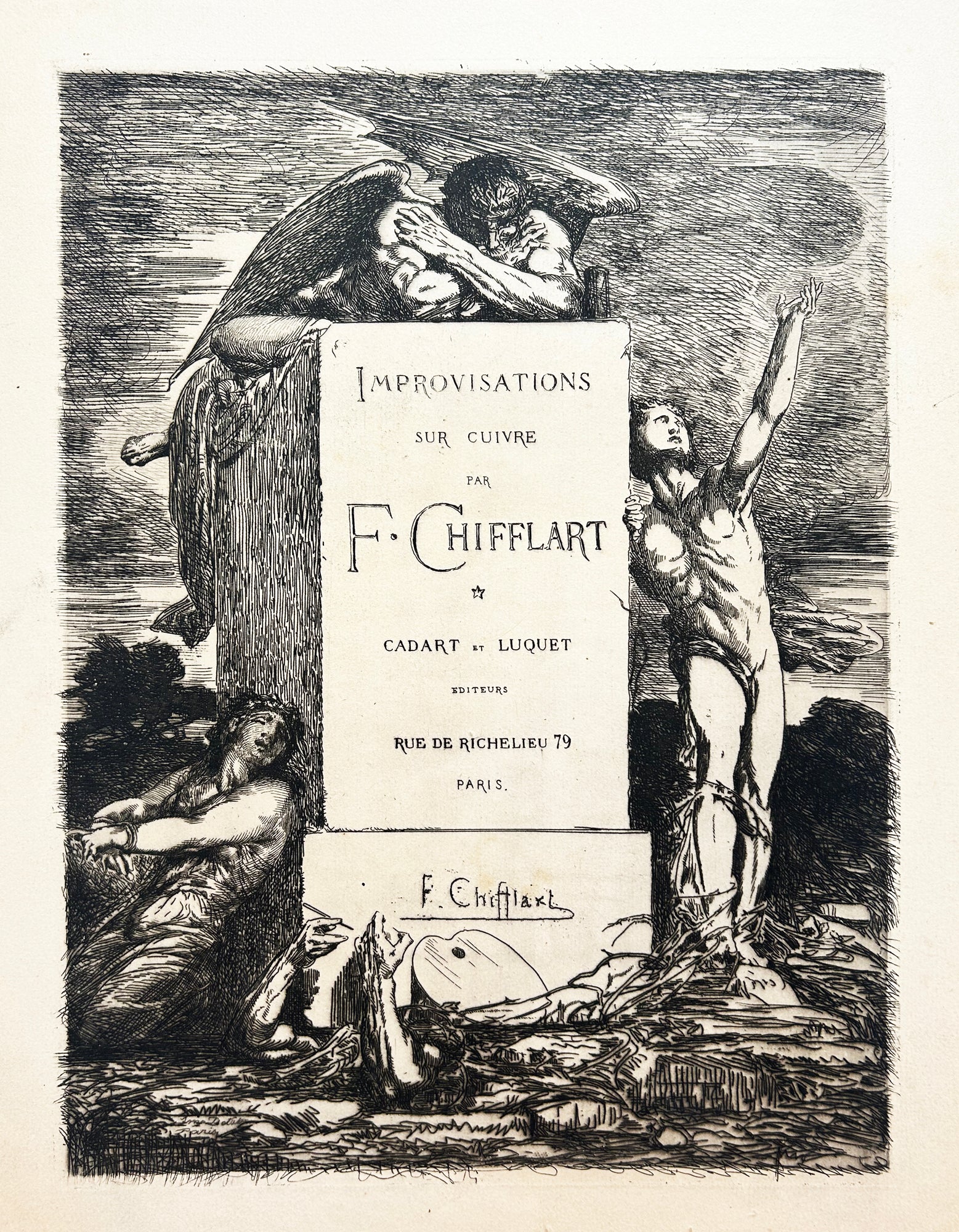 François CHIFFLART - Frontispice pour