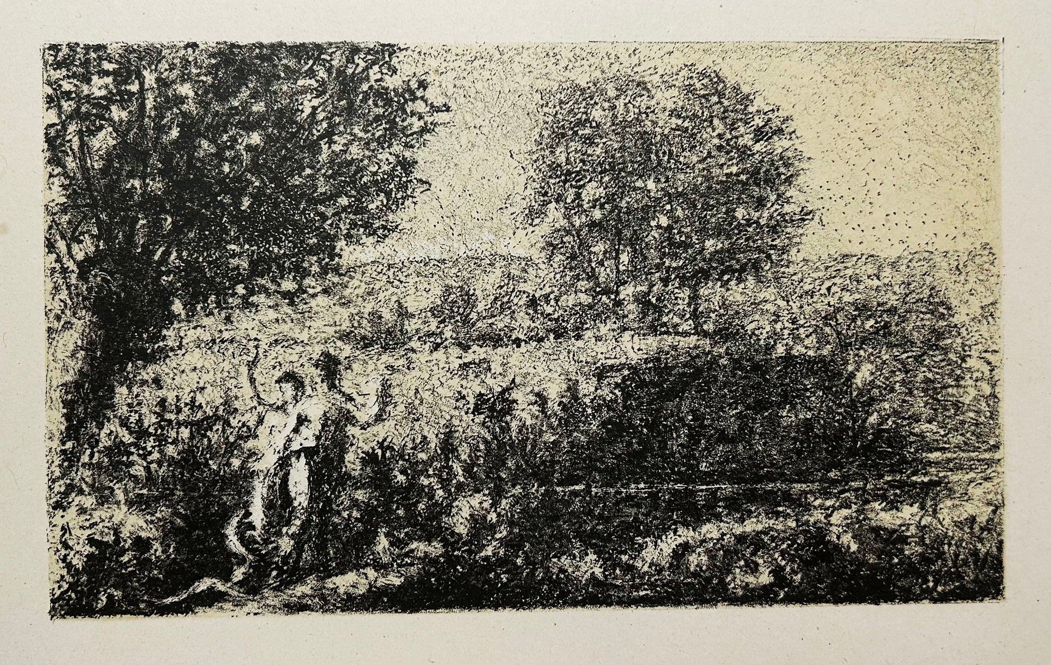 Eurydice piquée par un serpent.