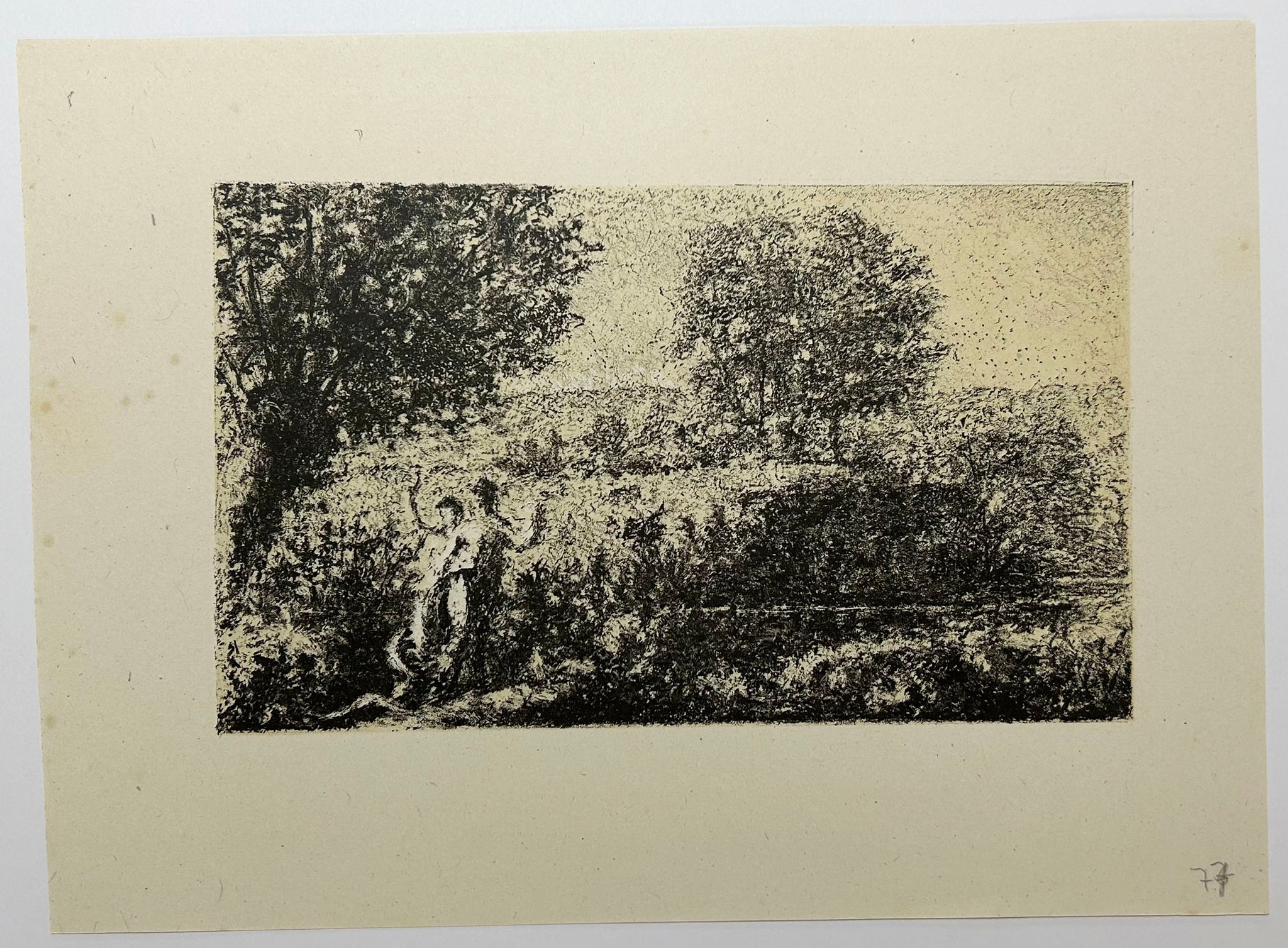 Eurydice piquée par un serpent.