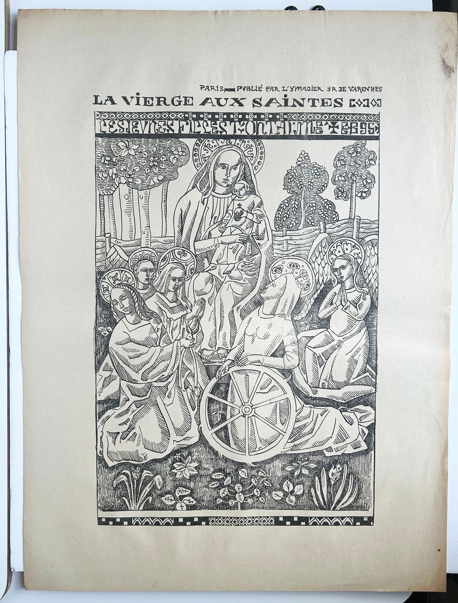 La Vierge aux Saintes. 1895.