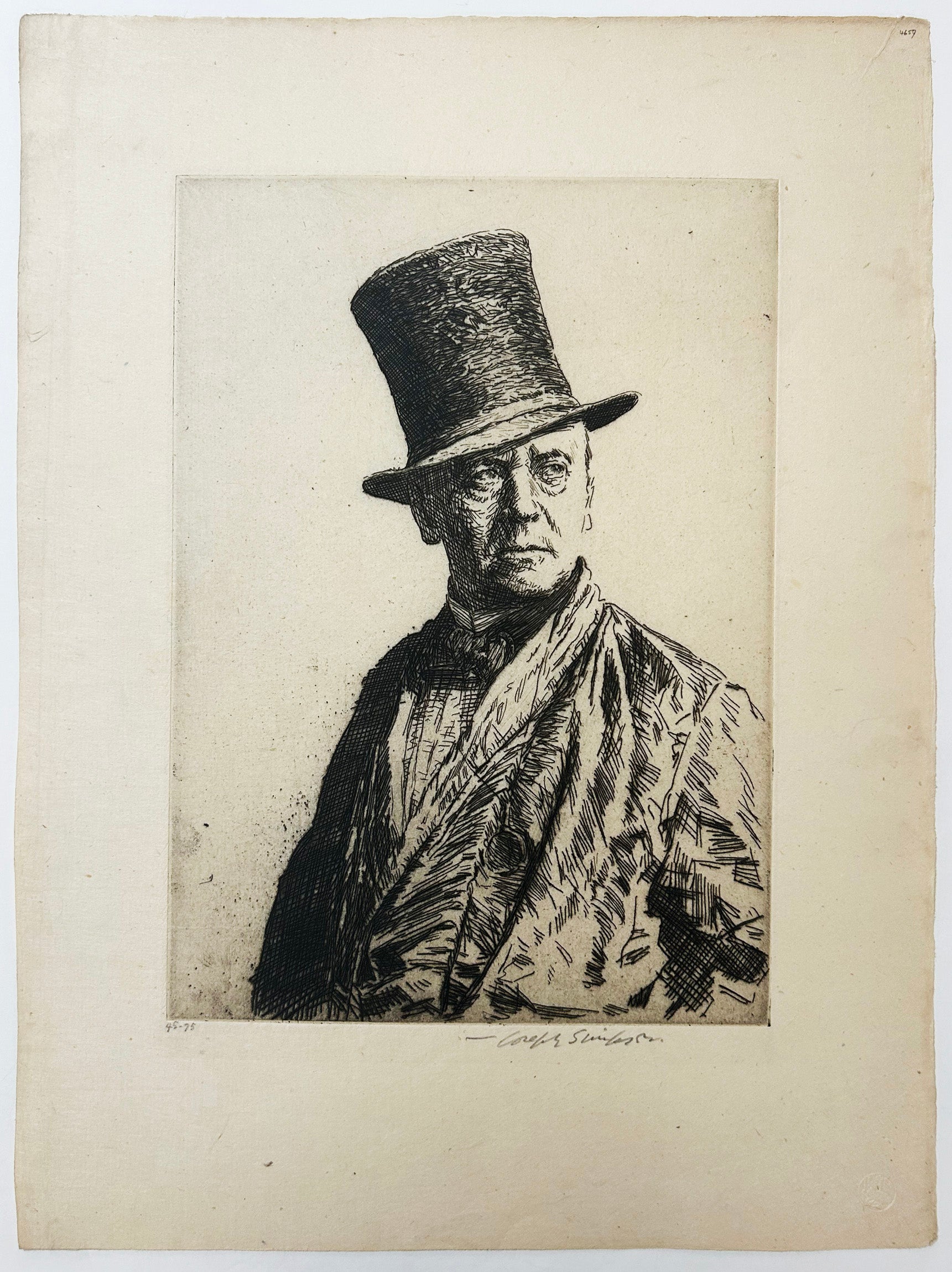 Portrait de James Ferrier Pryde (1866†1941), peintre et illustrateur britannique.