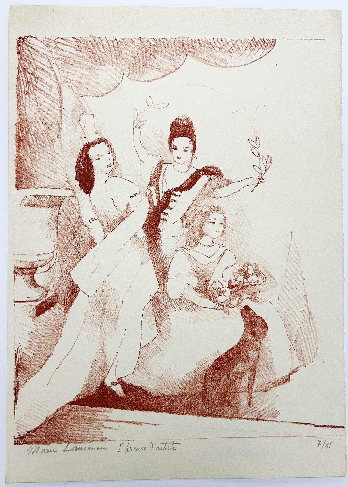 Le couronnement du chien ou Les maîtresses de Louis XIV.  c.1938.