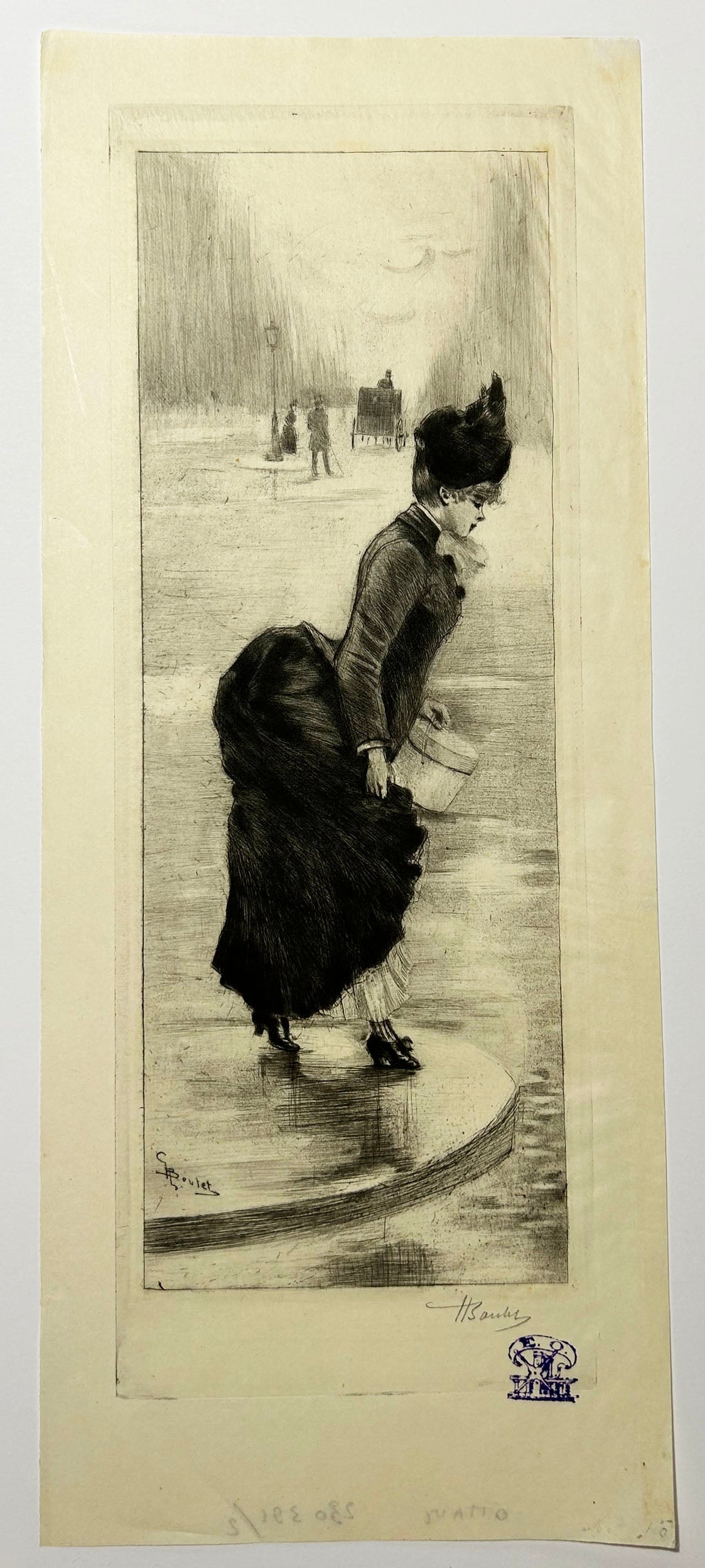 Dans la rue. 1888.
