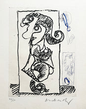 Charger l'image dans la galerie, Pierre ALECHINSKY - Rectangle et nœud. 1965. Gravure originale, signée.