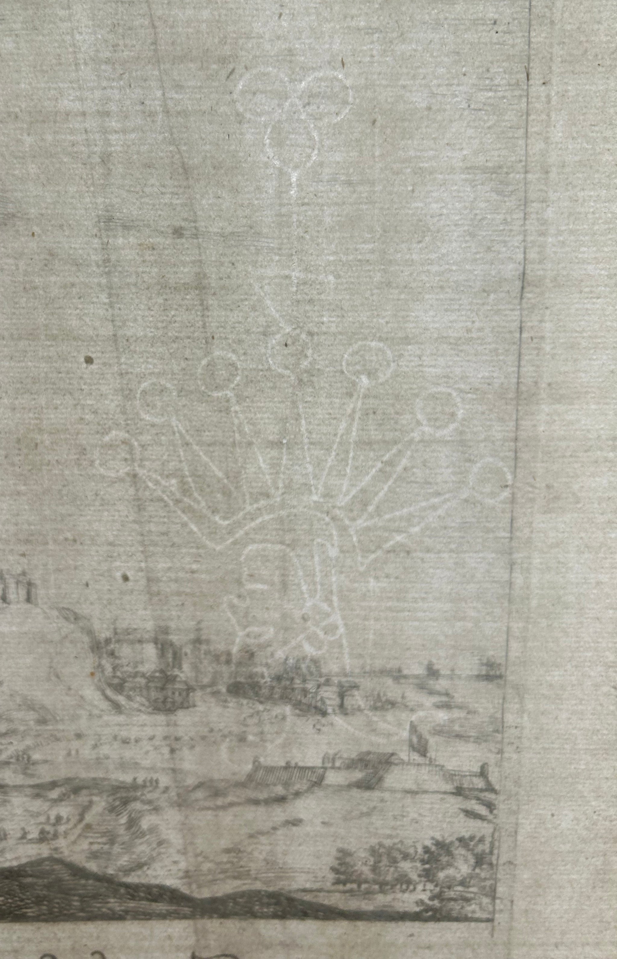 Vista de Santo Amaro e Prospectiva do Lugar de Bellem (Vue de l'église de Santo Amaro à Lisbonne). 1662.
