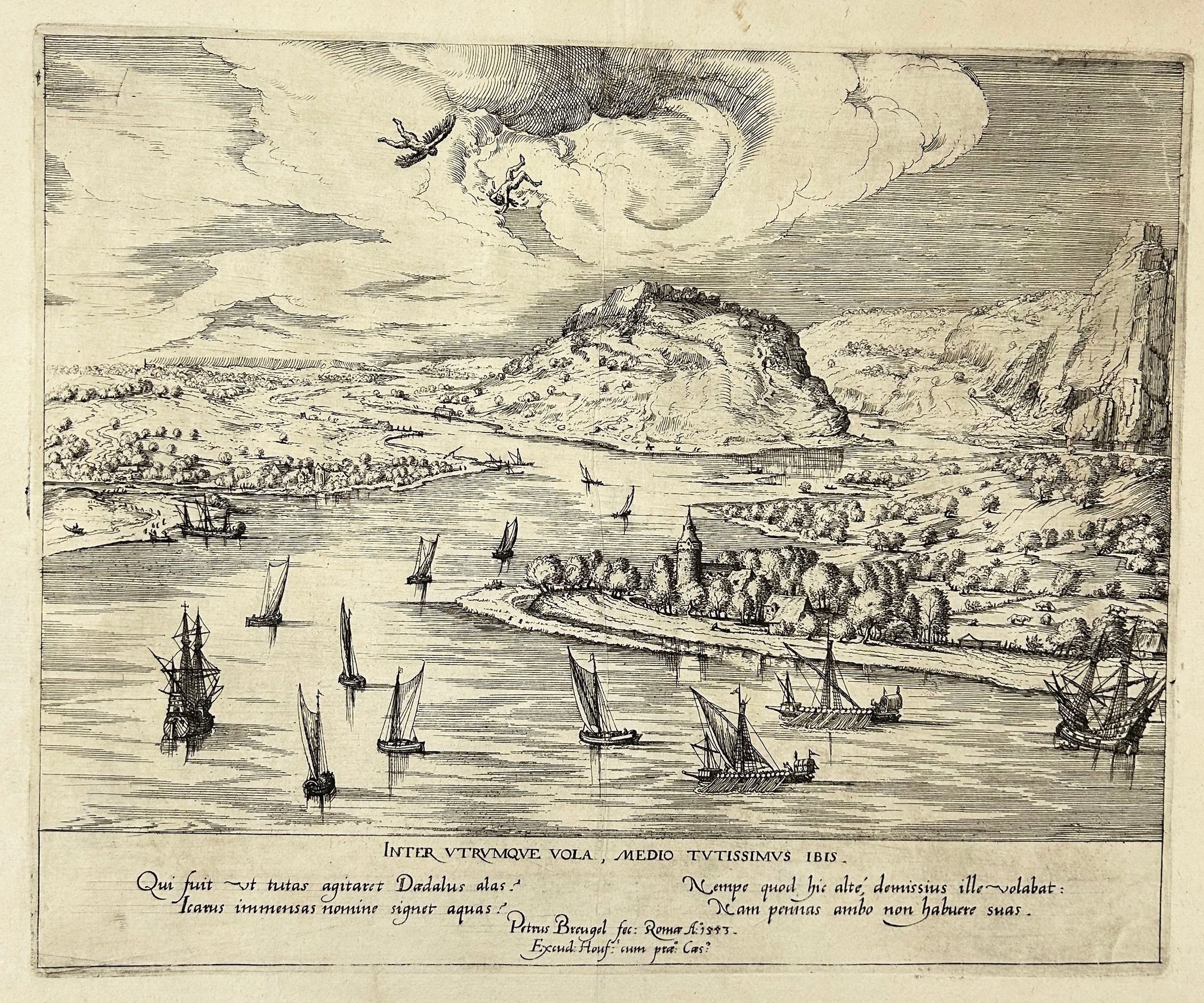 Quatre paysages allégoriques. Vers 1595.