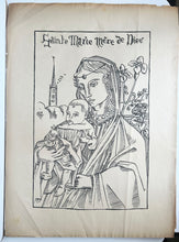 Charger l'image dans la galerie, Sainte Marie Mère de Dieu, avec le lys. 1895.