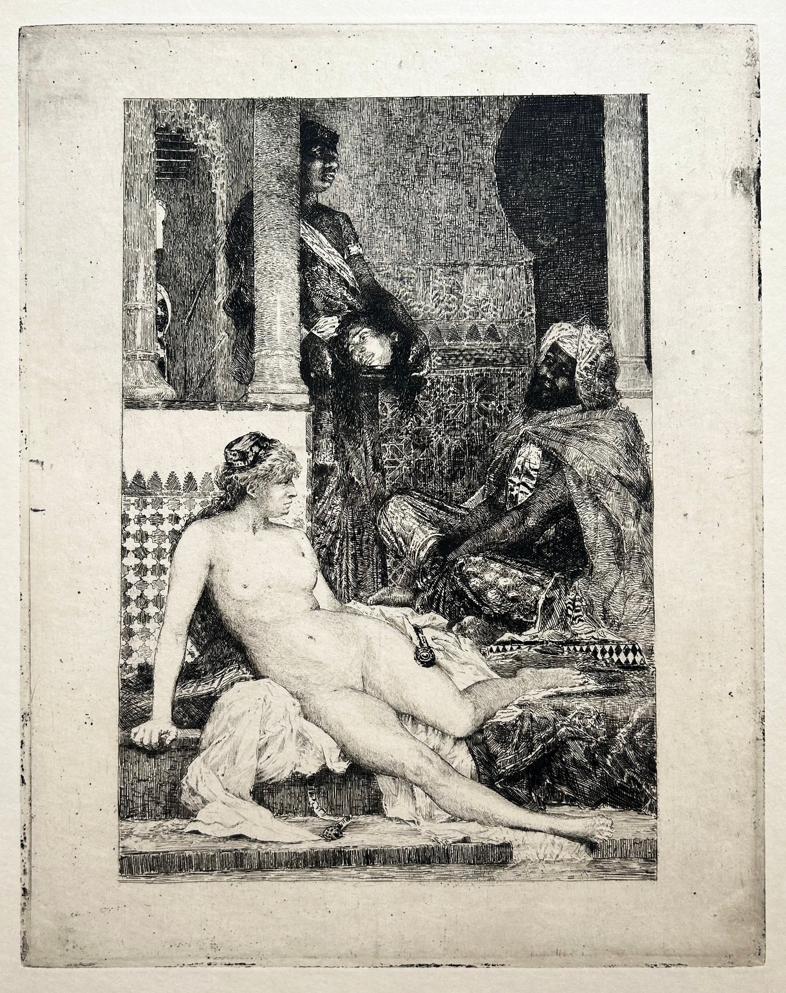 Jules GARNIER La Sultane favorite. Gravure.
