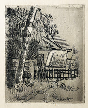 Charger l'image dans la galerie, Paysage à Auvers, entrée de ferme rue Saint-Rémy. 1873.