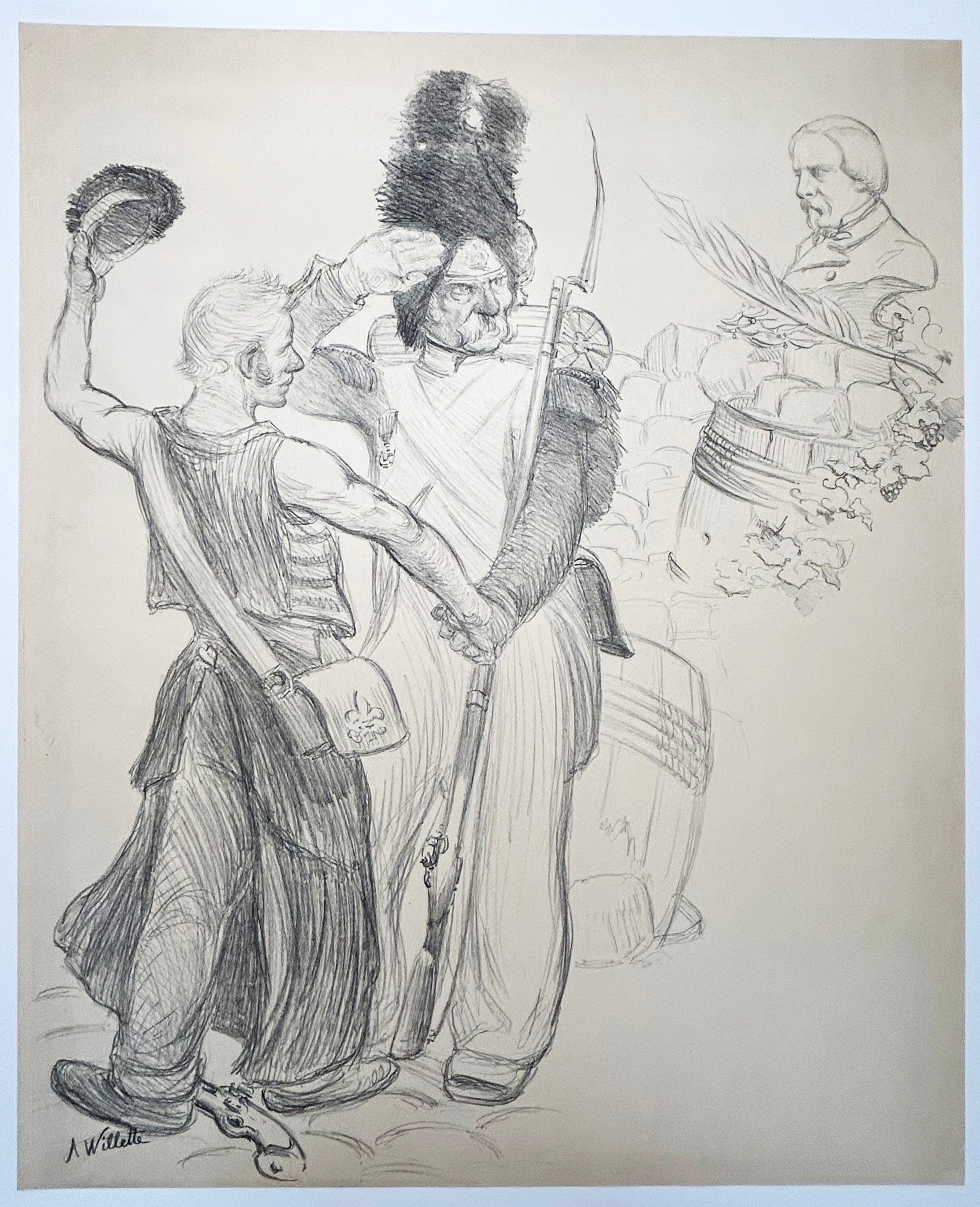 Hommage à Charlet. 1893.
