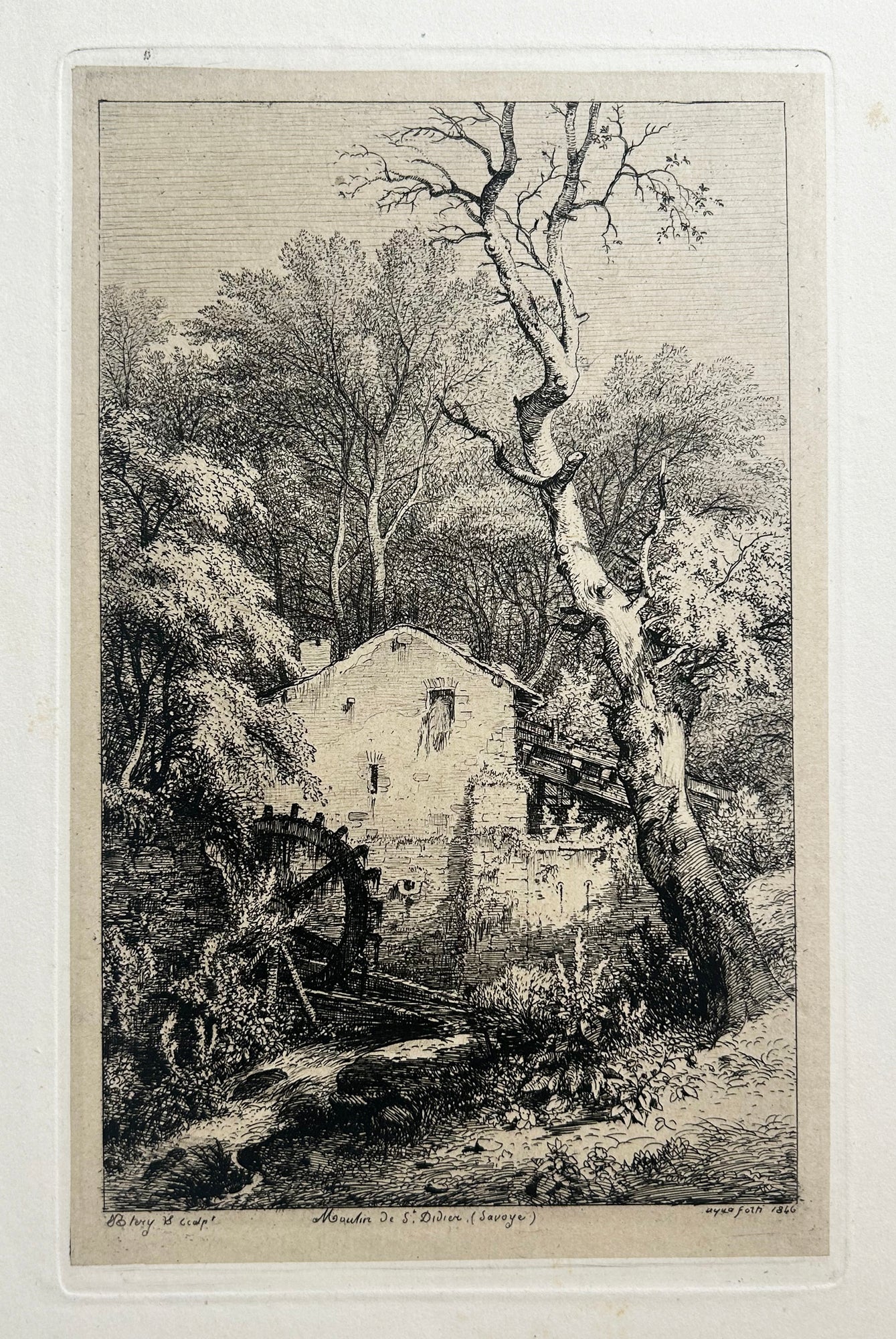 Vues pittoresques à l'eau-forte. 1846.