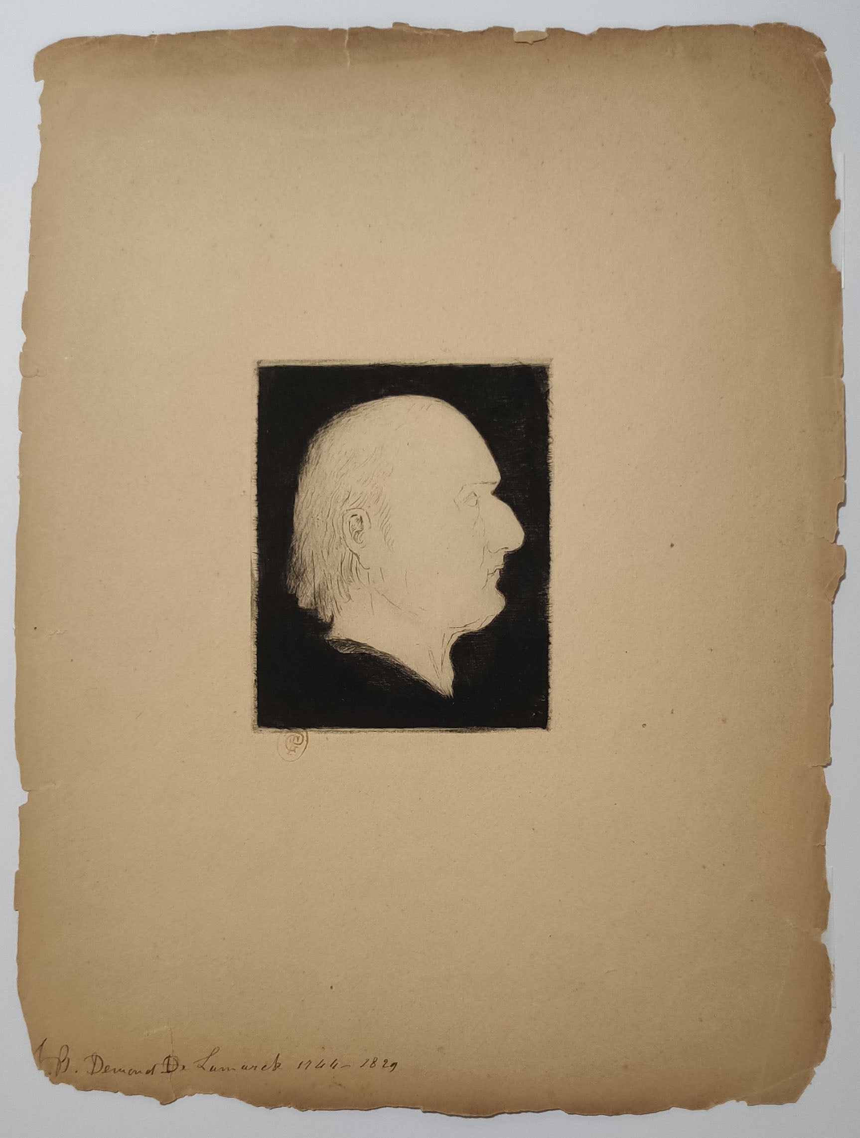 Portrait de monsieur J.B Antoine Monet de Lamarck (1744†1826).  1887.