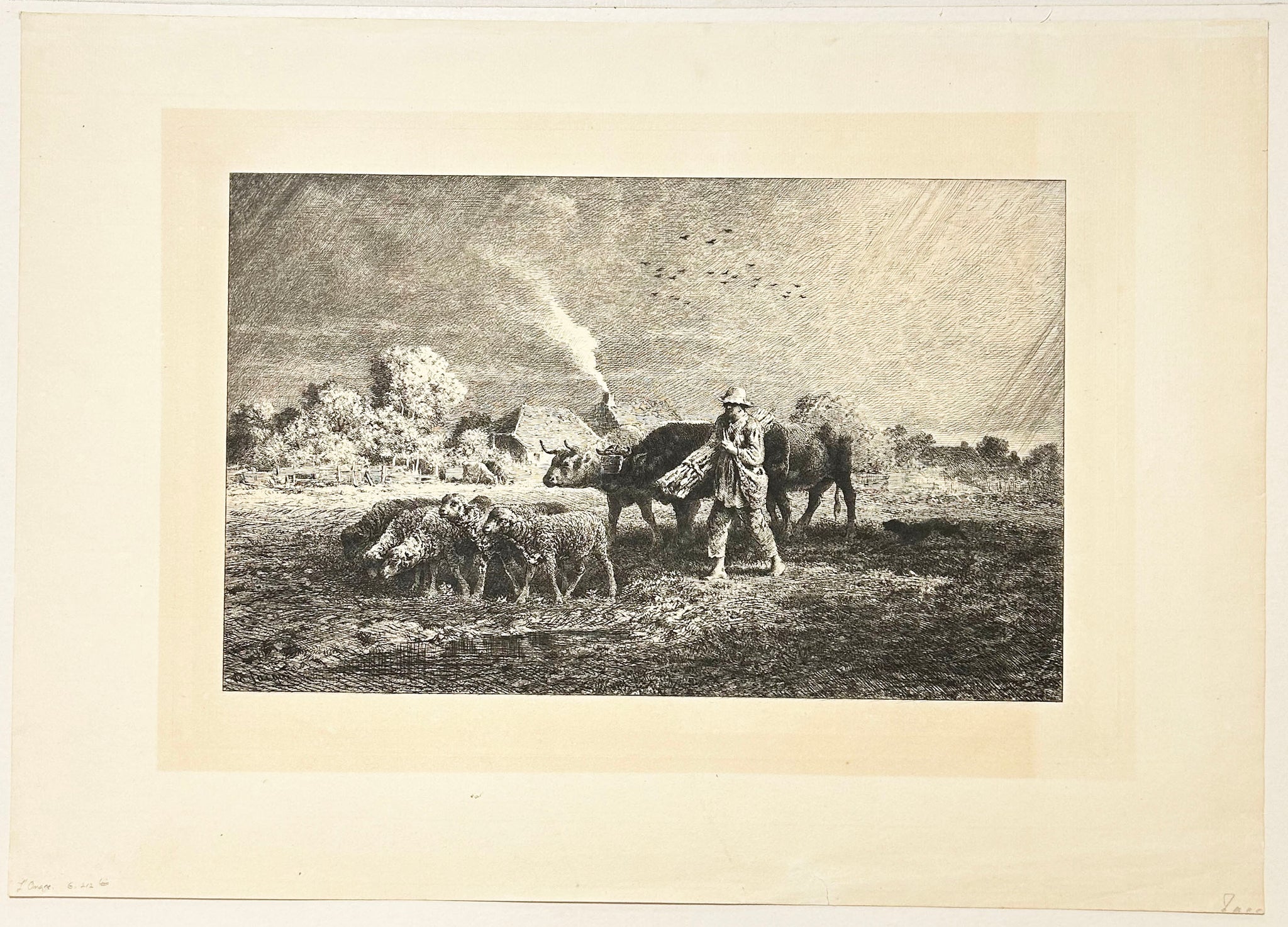 L'orage. 1865.