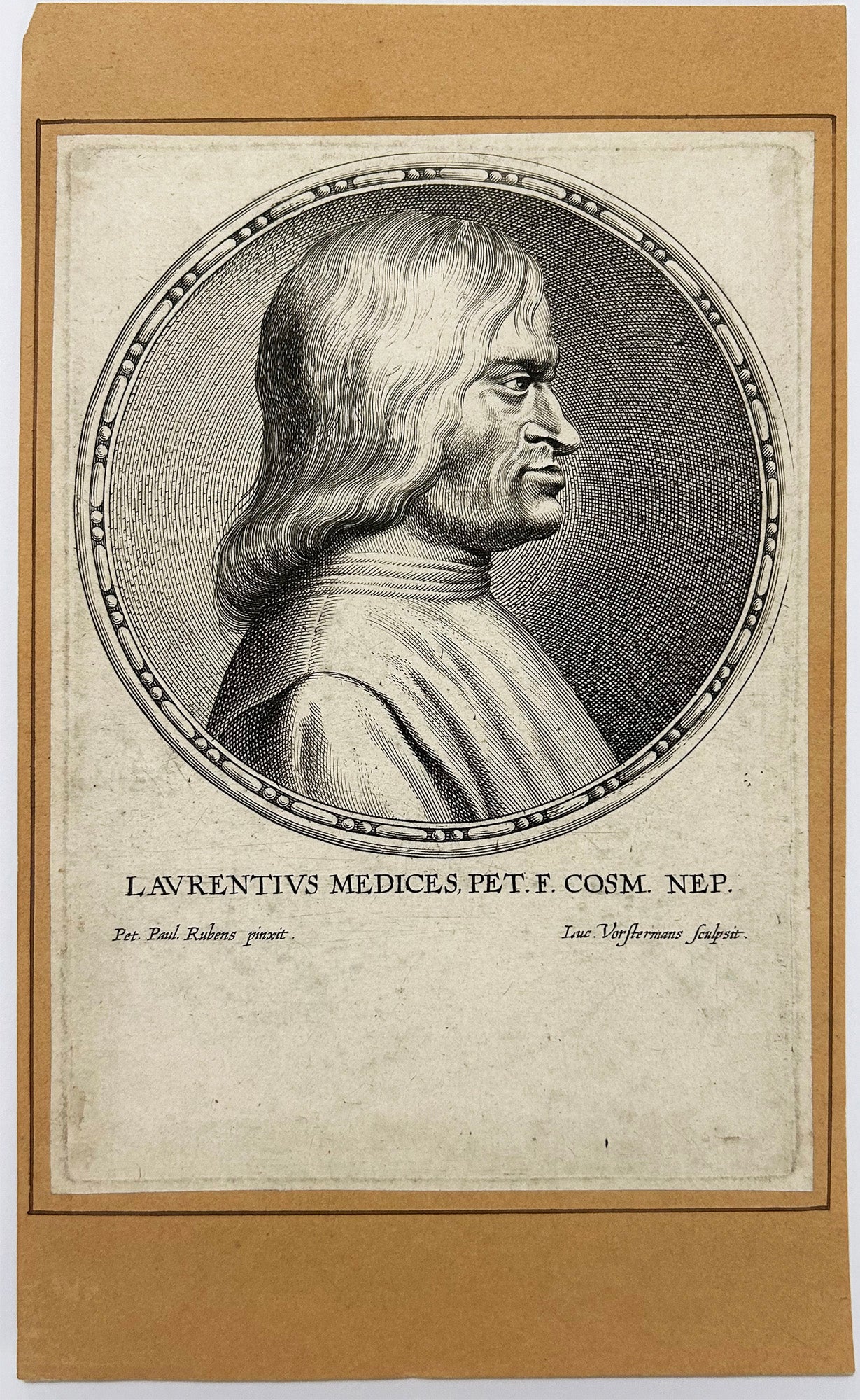 Portrait de Lorenzo de Medici (1449†1492), homme d'Etat italien.