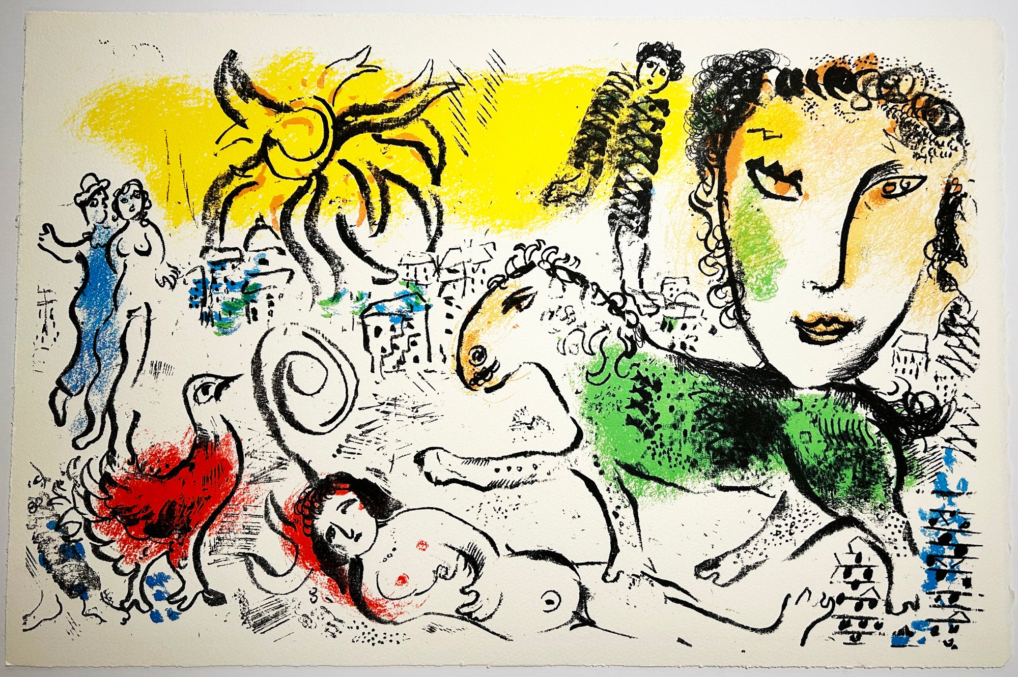 Le cheval vert.  1973.