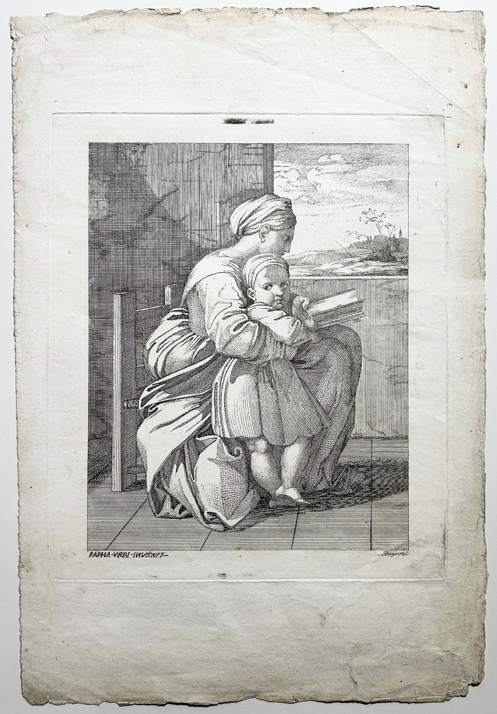 La Vierge et l'Enfant au livre.